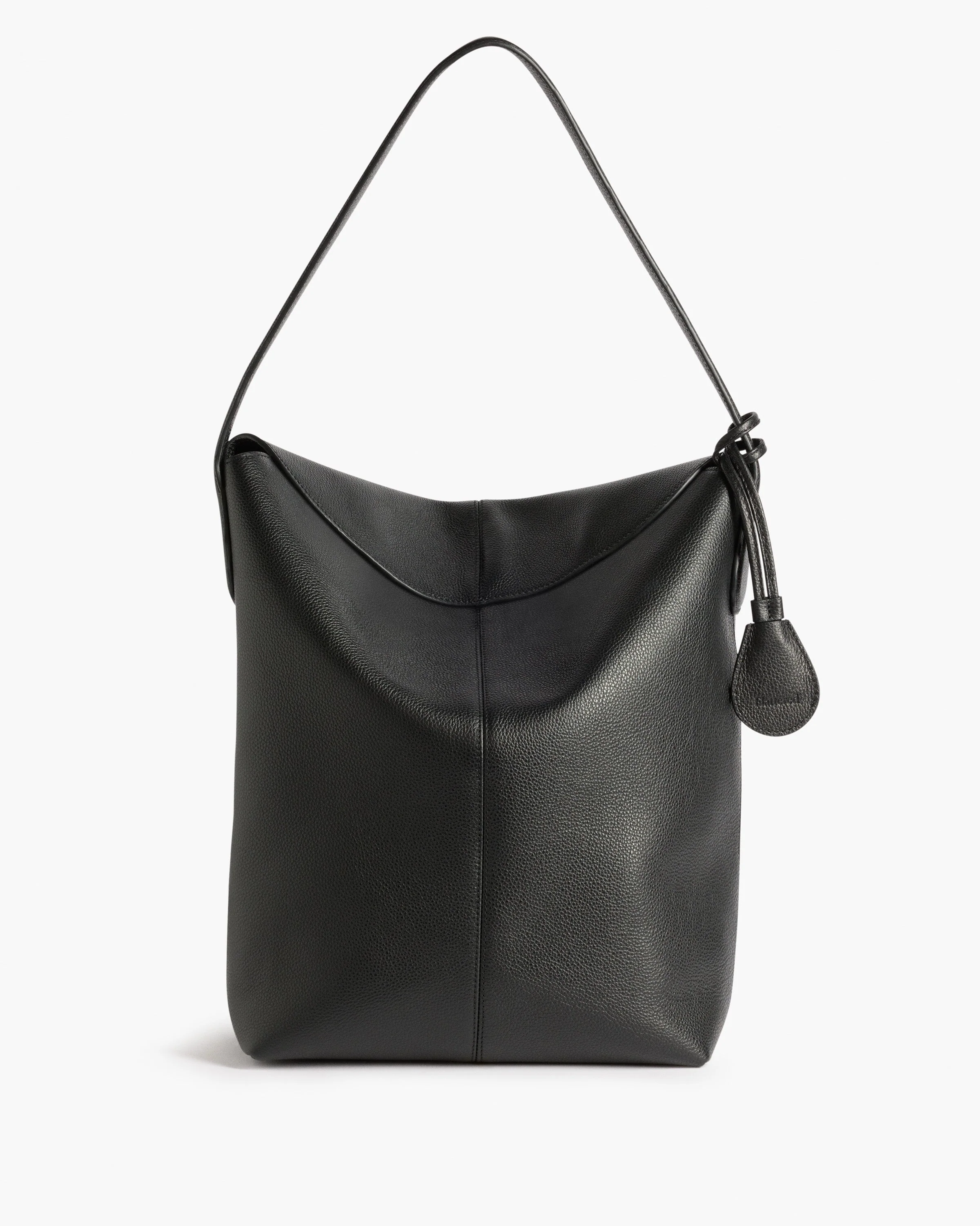 Alda Grande Shoulder Bag Grained Leather Black