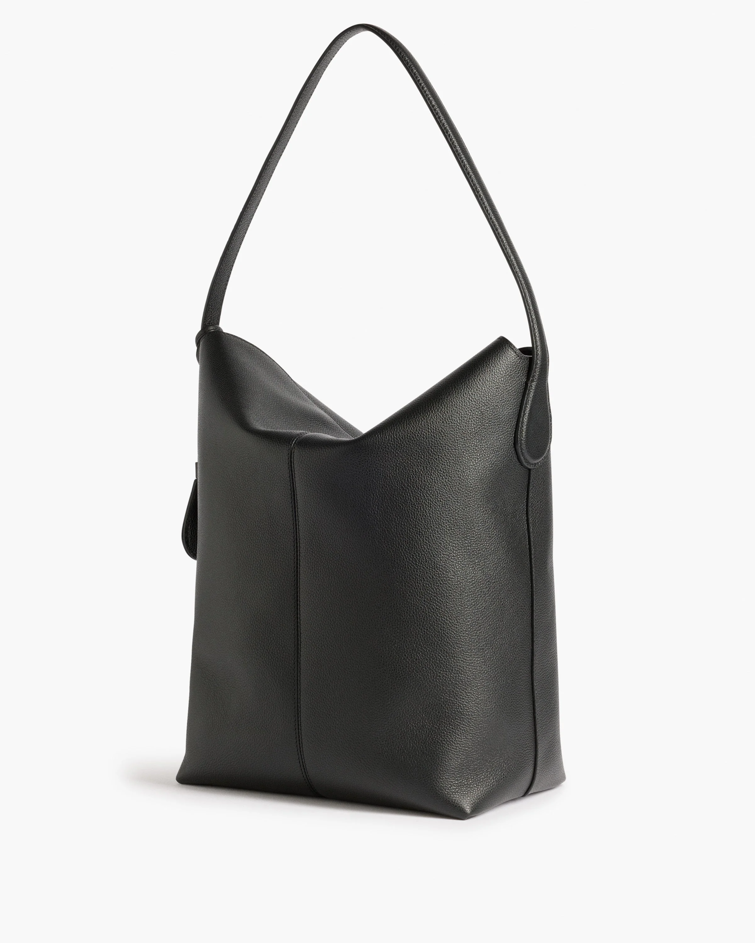 Alda Grande Shoulder Bag Grained Leather Black - Image 3