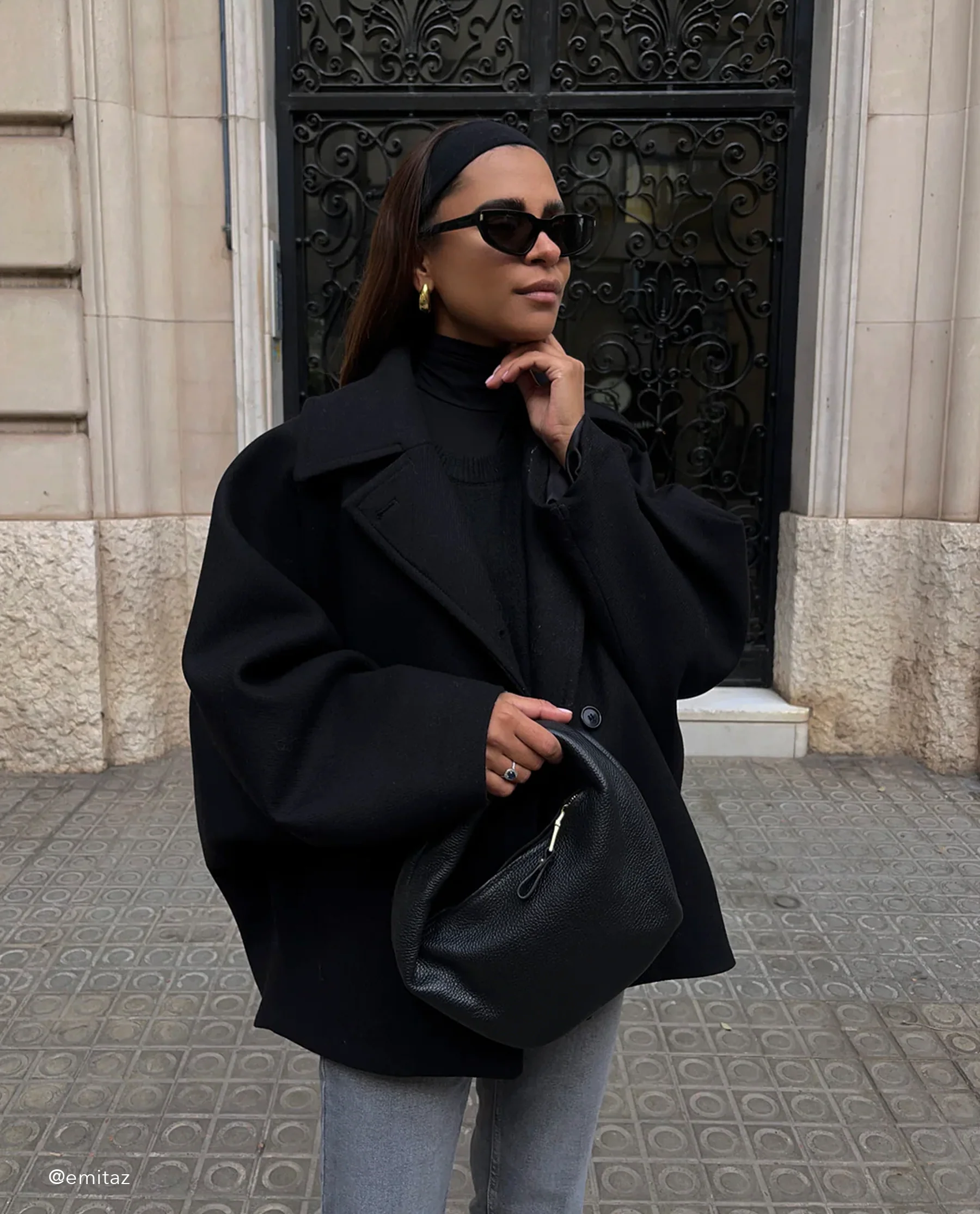 Alva Mini Handbag Leather Black - Image 7