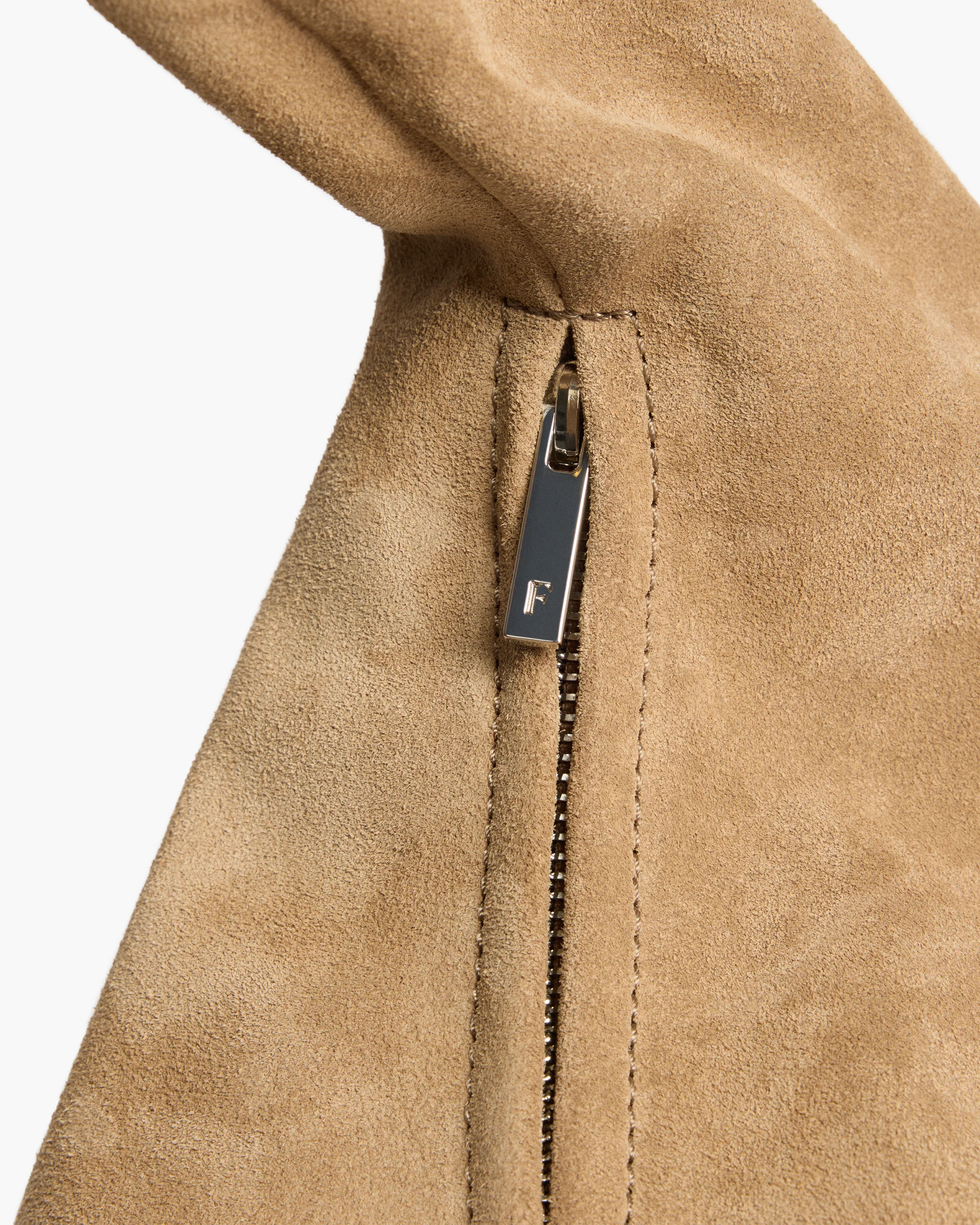 Alva Shoulder Bag Suede Sand - Image 4