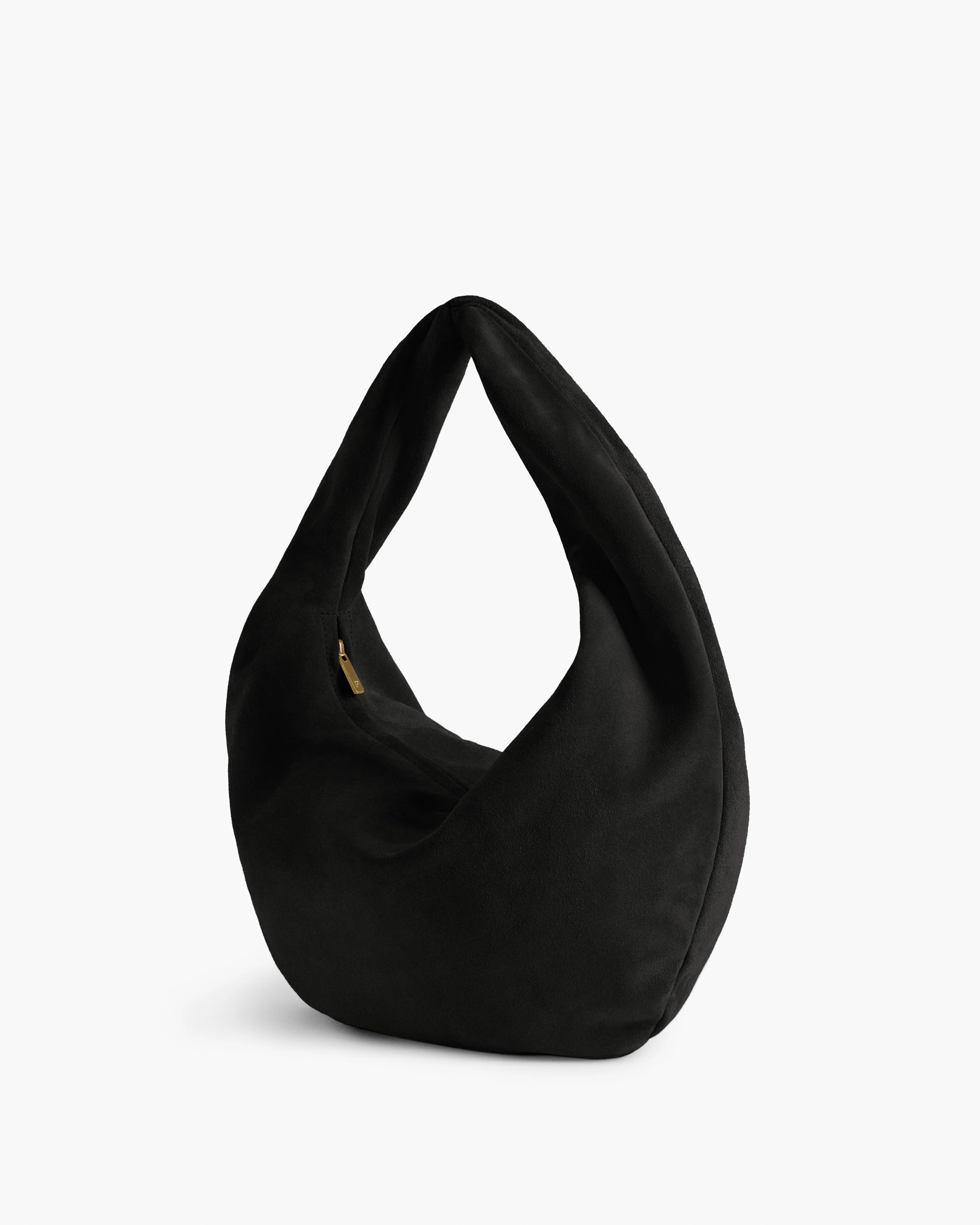 Alva Shoulder Bag Suede Black - Image 3