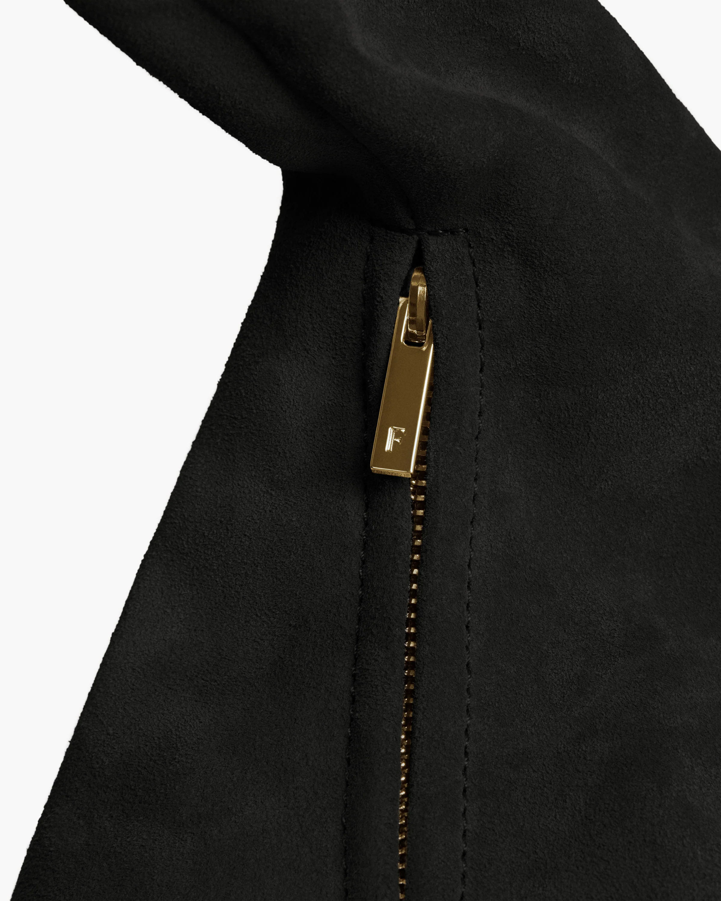 Alva Shoulder Bag Suede Black - Image 5