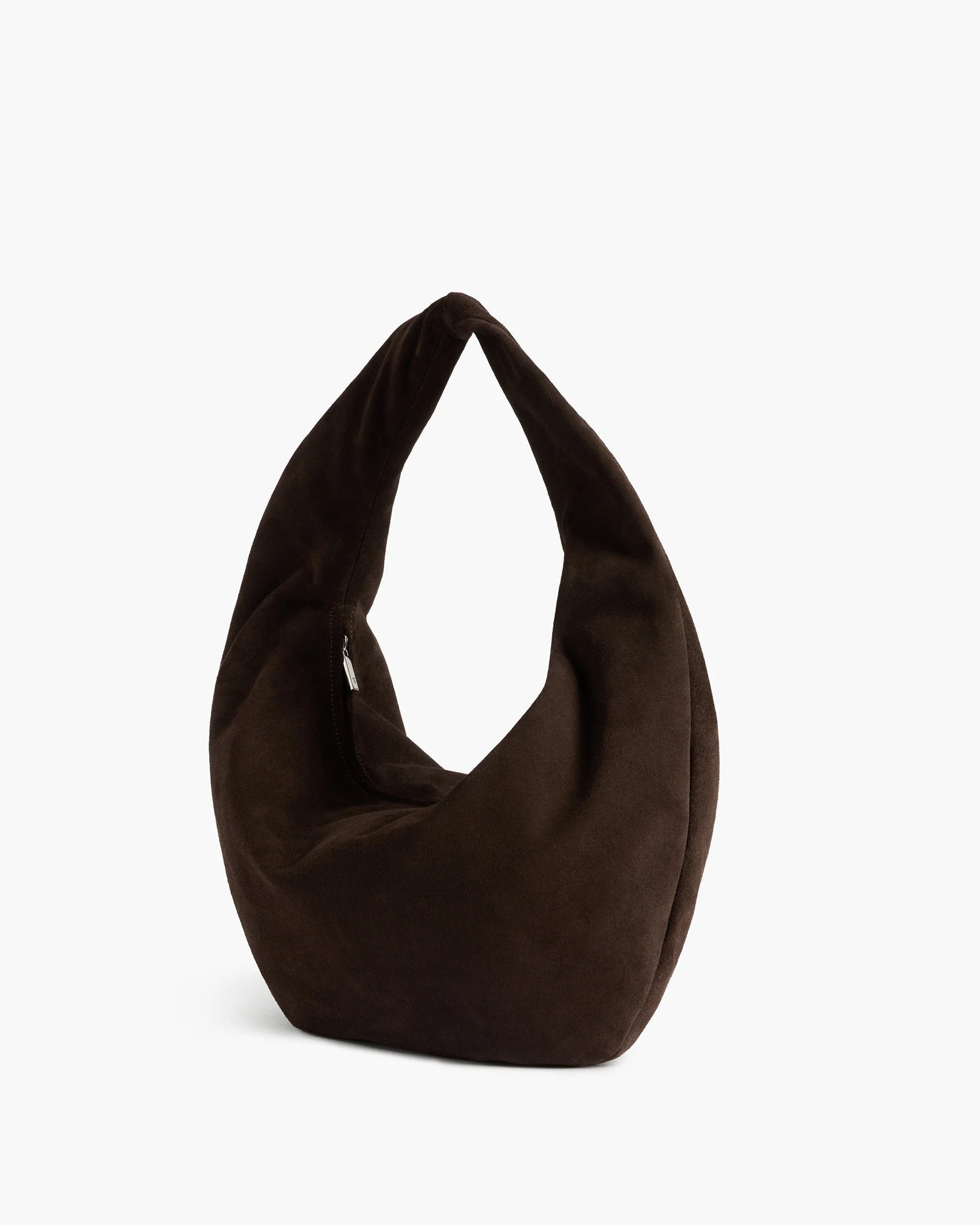 Alva Shoulder Bag Suede Chocolate - Image 4