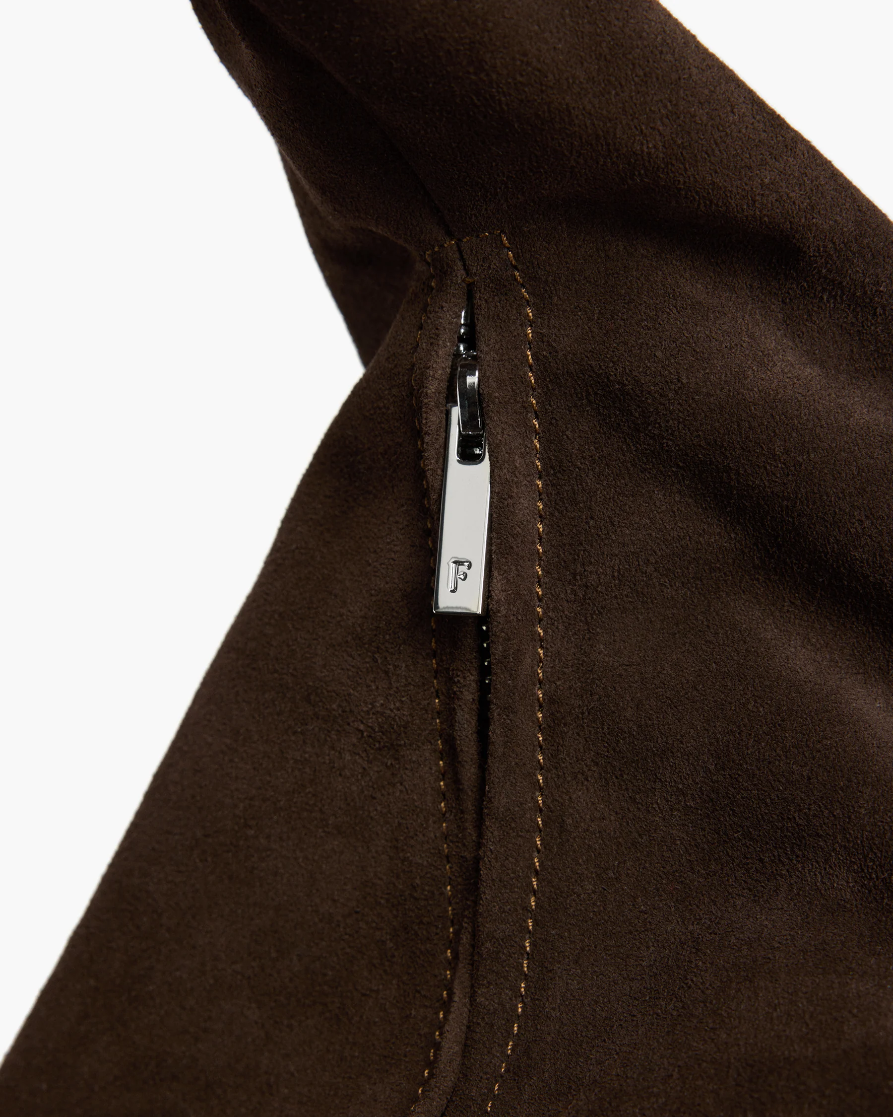 Alva Shoulder Bag Suede Chocolate - Image 5