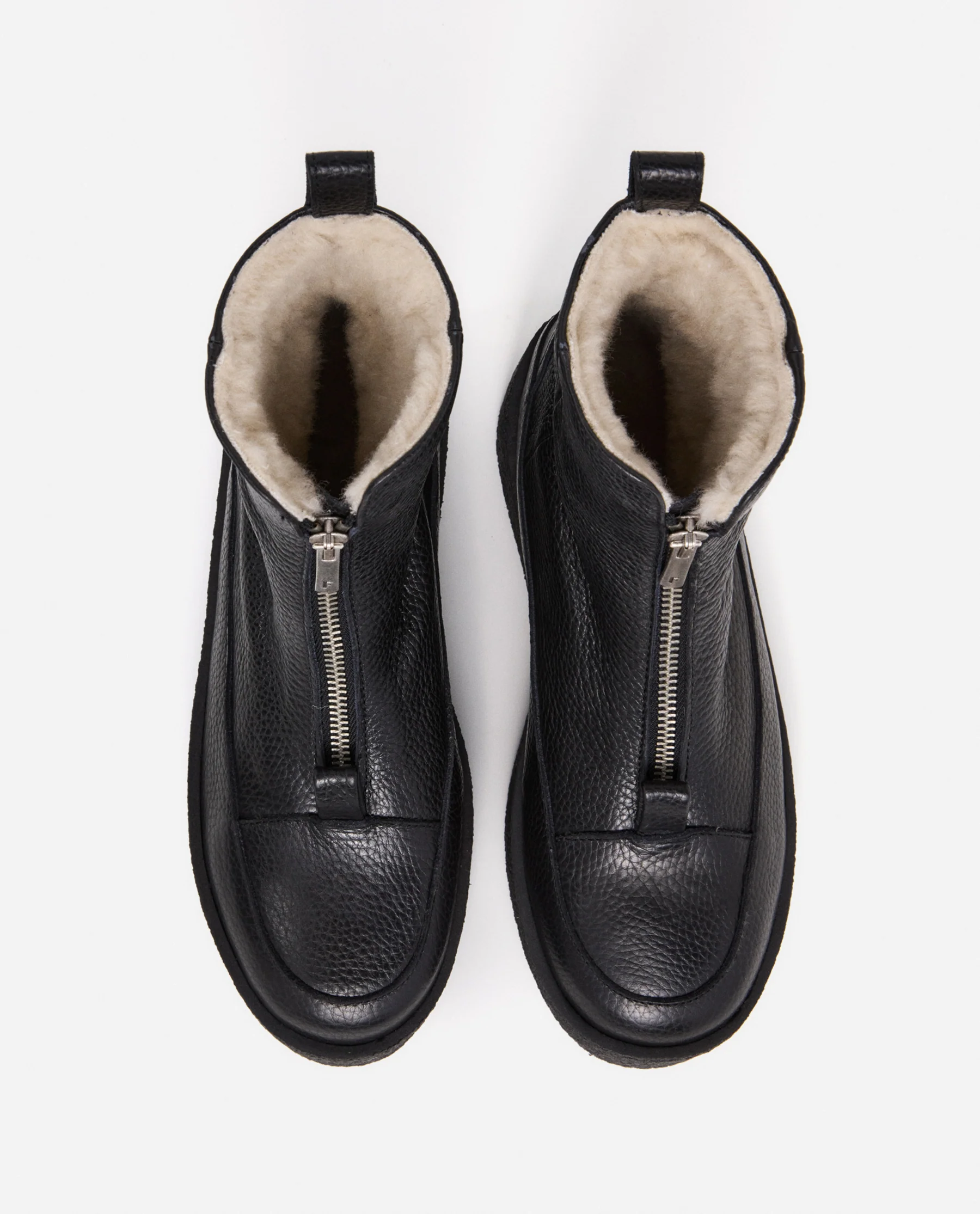 Amelia Grained Leather Black - Image 2
