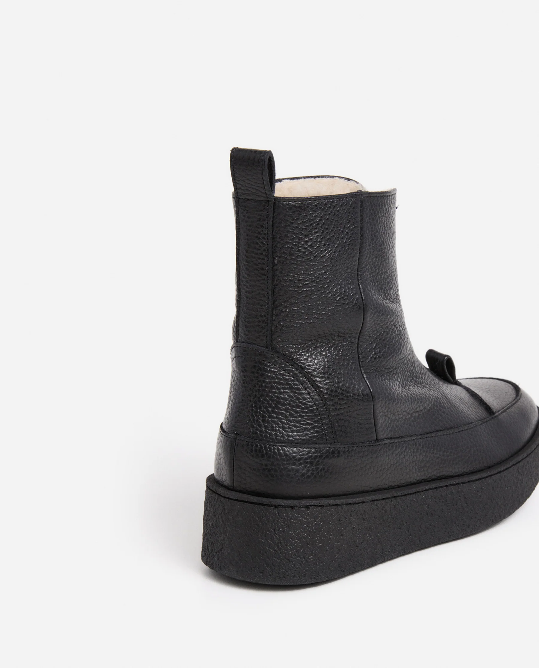 Amelia Grained Leather Black - Image 4