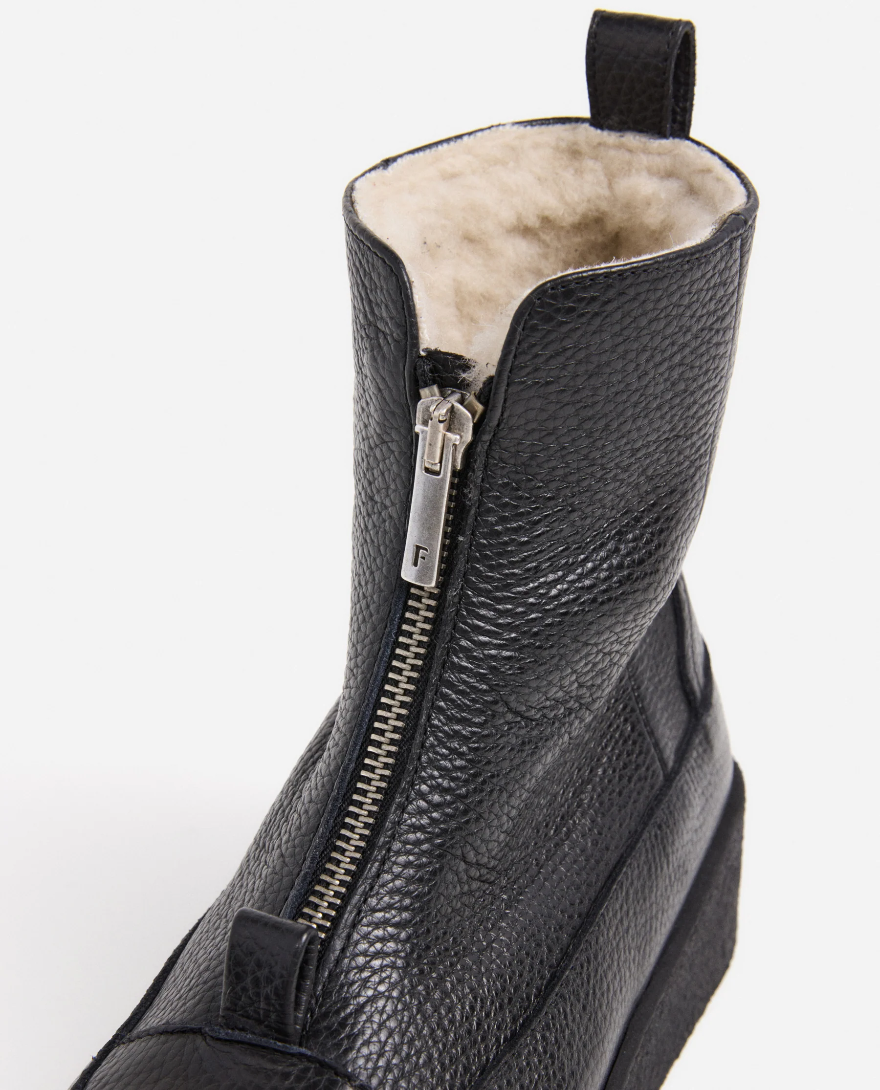 Amelia Grained Leather Black - Image 5
