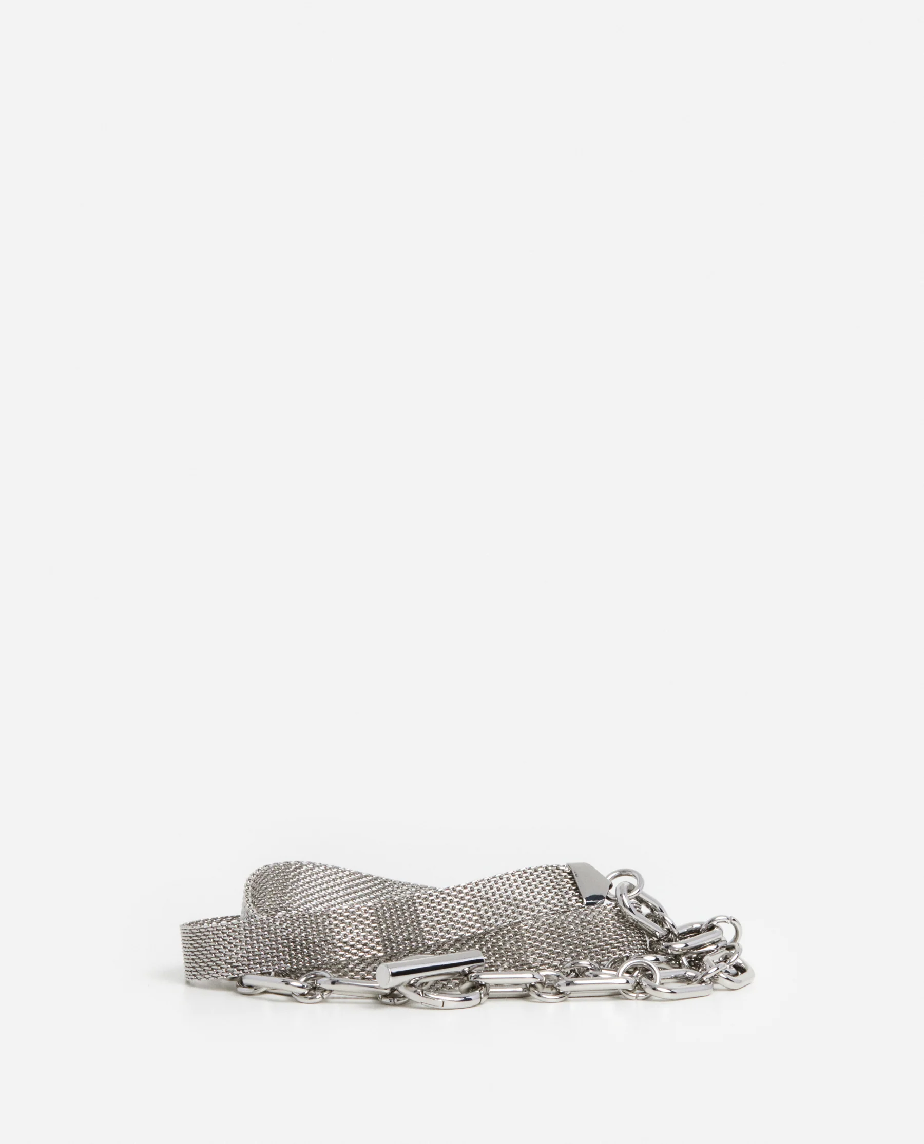 Antonia Belt Metal Pearl Grey - Image 5