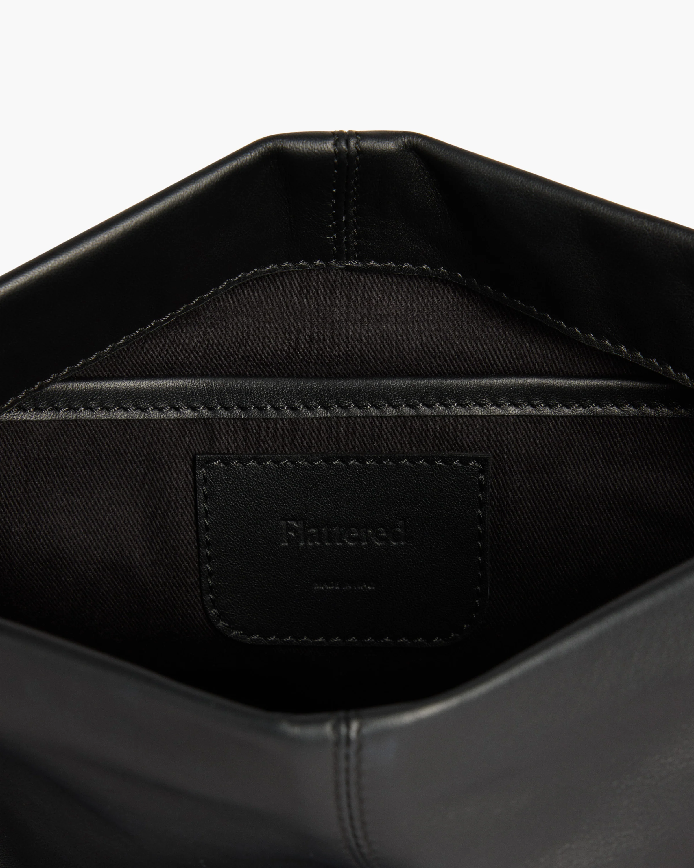 Clay Clutch Leather Black - Image 6