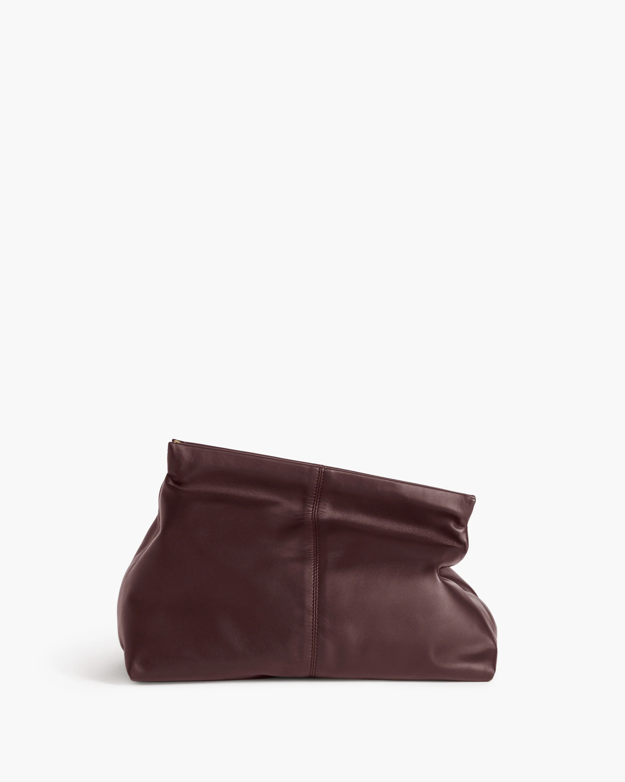 Clay Clutch Leather Burgundy - Image 4
