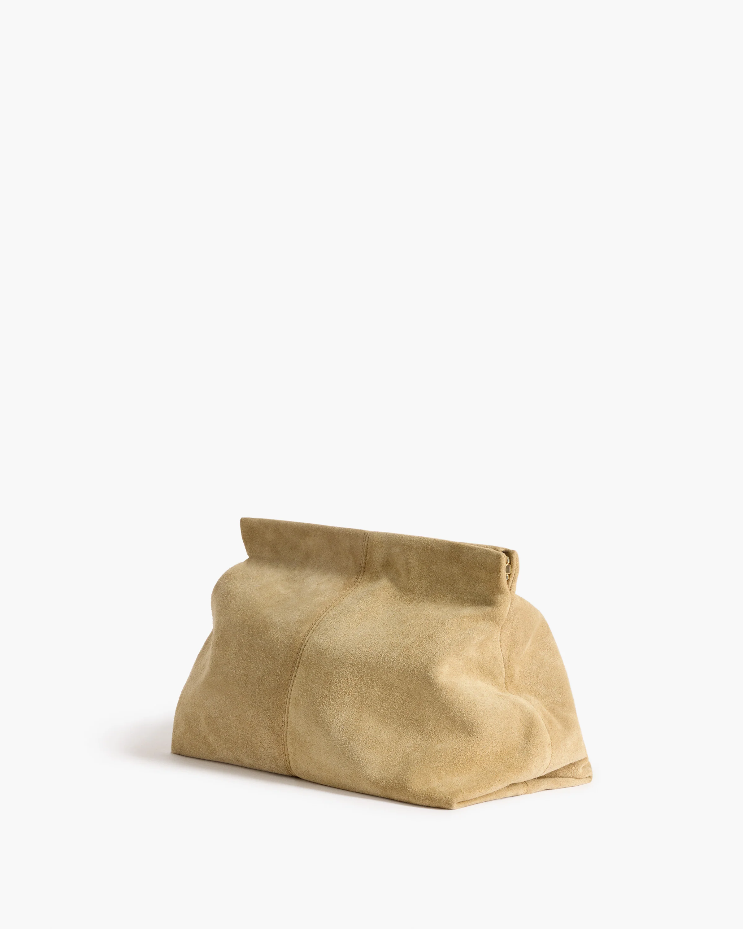 Clay Clutch Suede Sand - Image 4