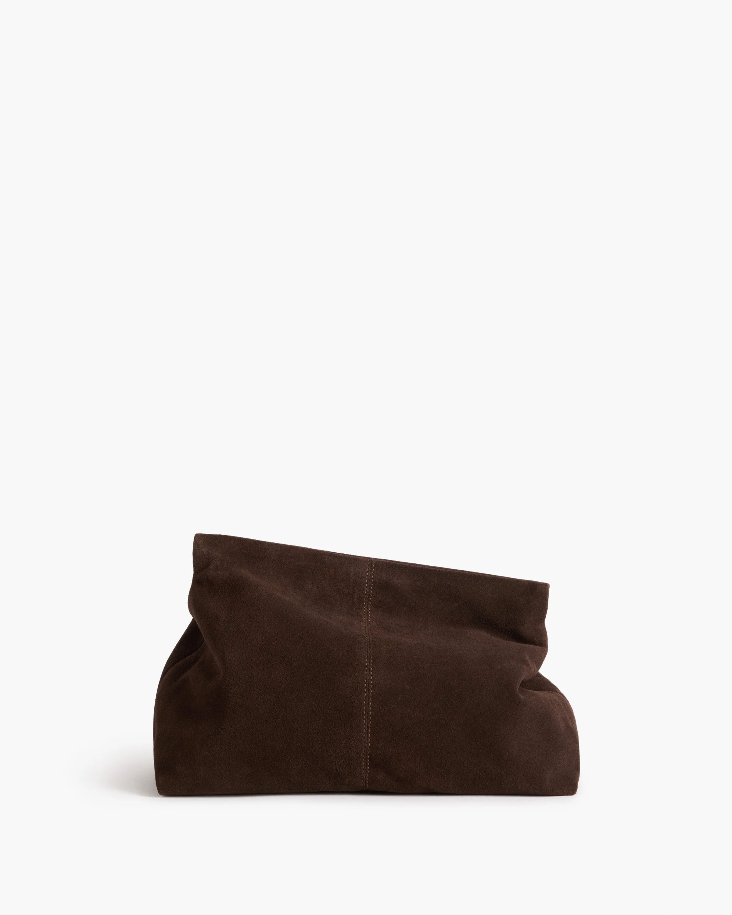 Clay Clutch Suede Chocolate - Image 5