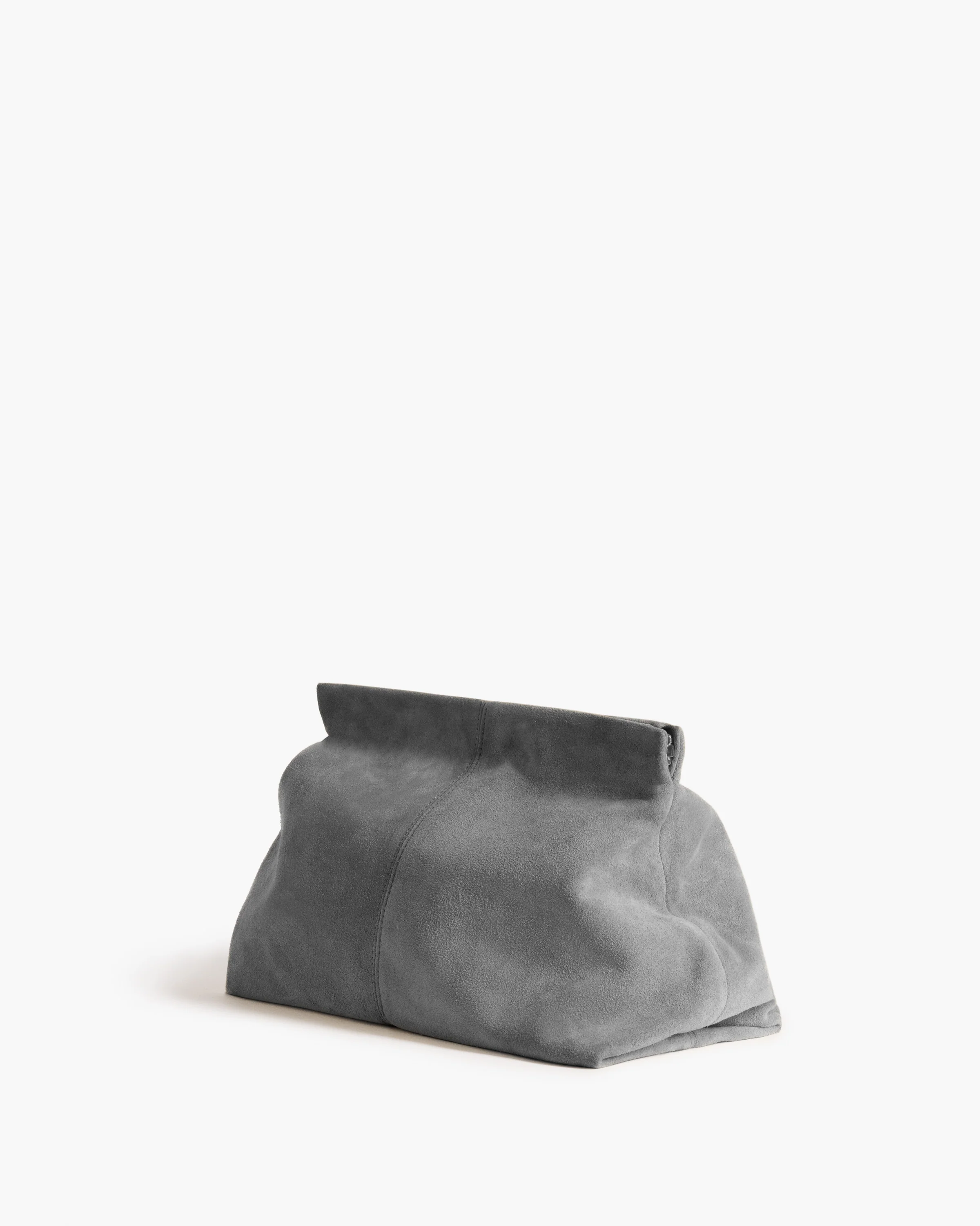 Clay Clutch Suede Grey - Image 3