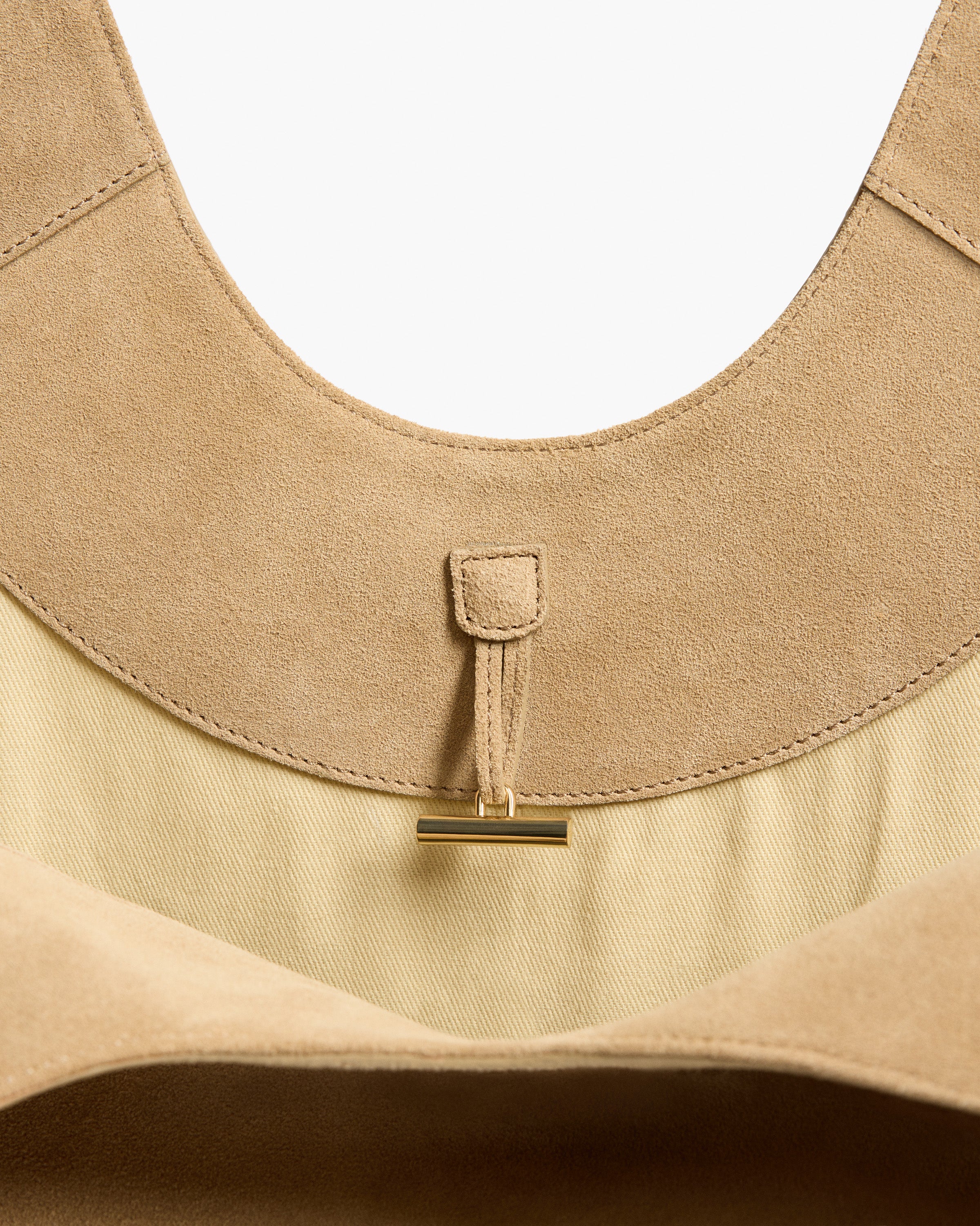 Dahlia Tote Bag Suede Sand - Image 6