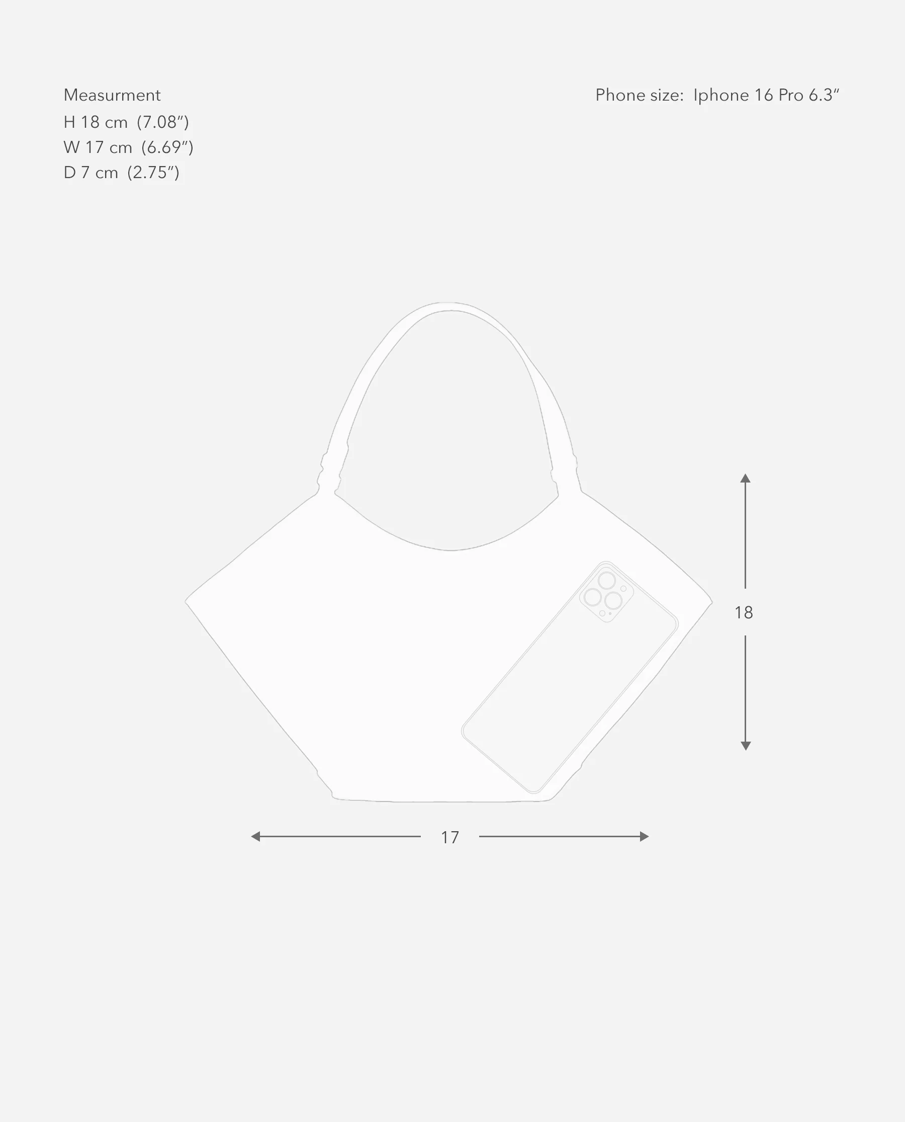 Dilba Mini Tote Bag Leather White - Image 11