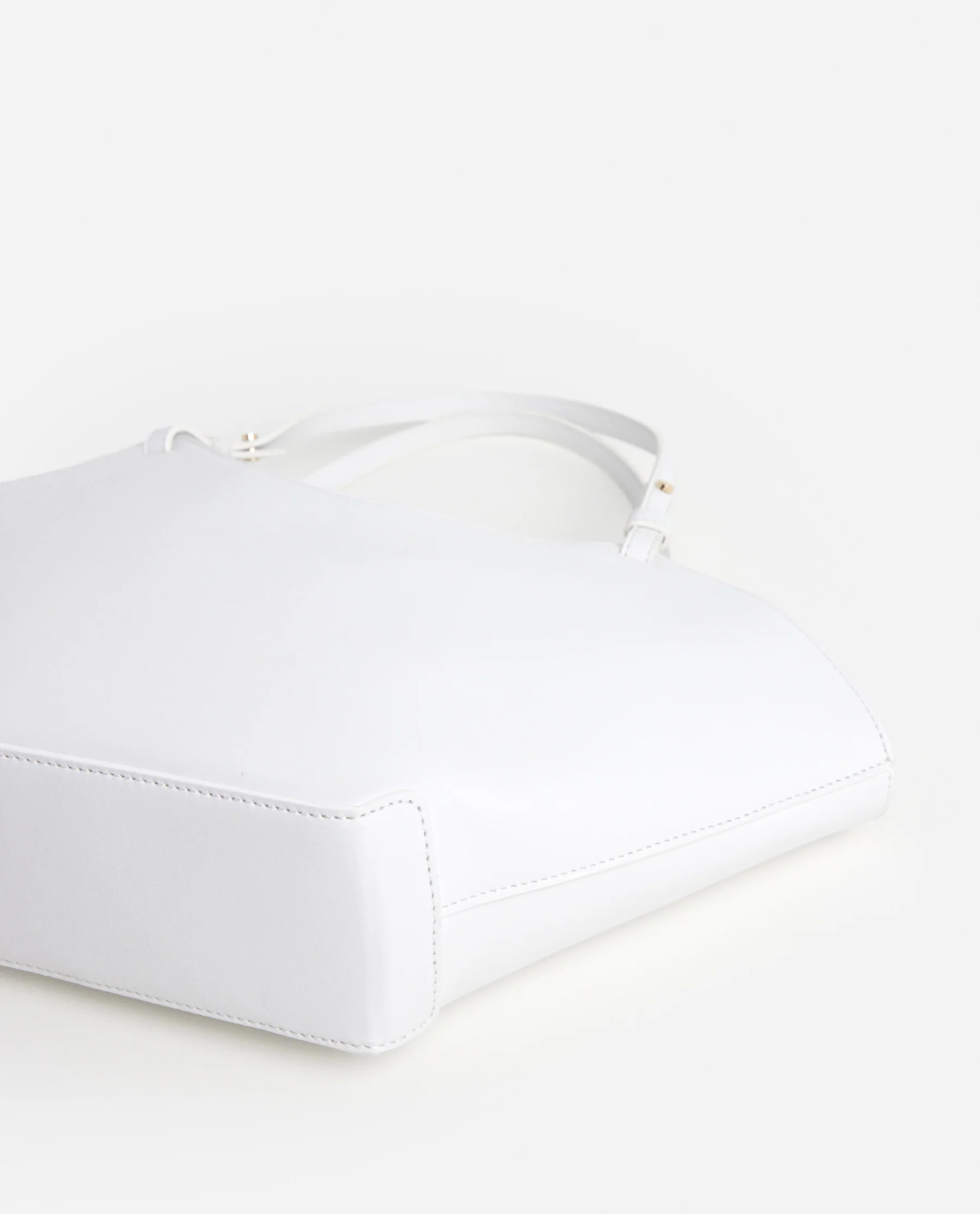 Dilba Mini Tote Bag Leather White - Image 6