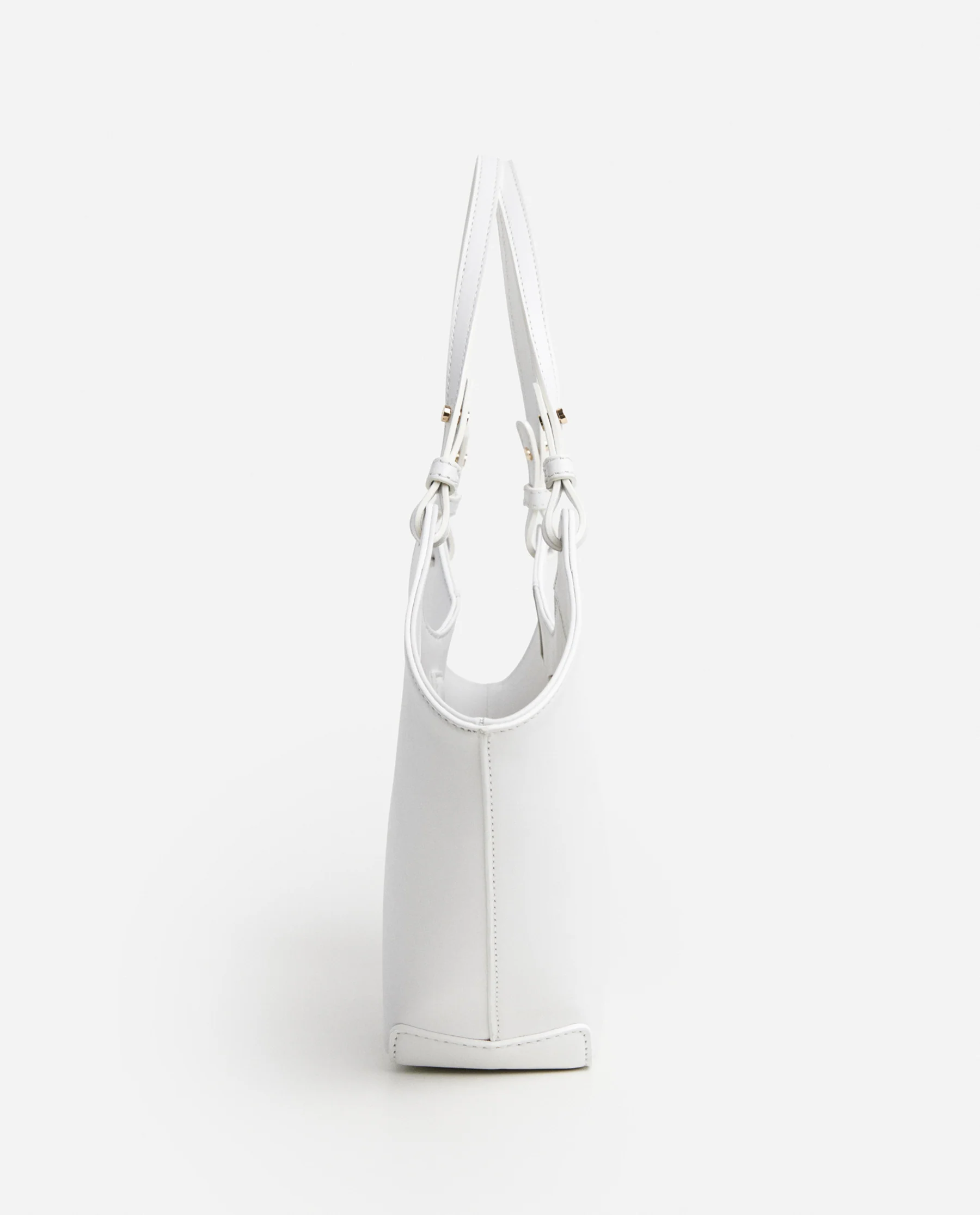 Dilba Mini Tote Bag Leather White - Image 8