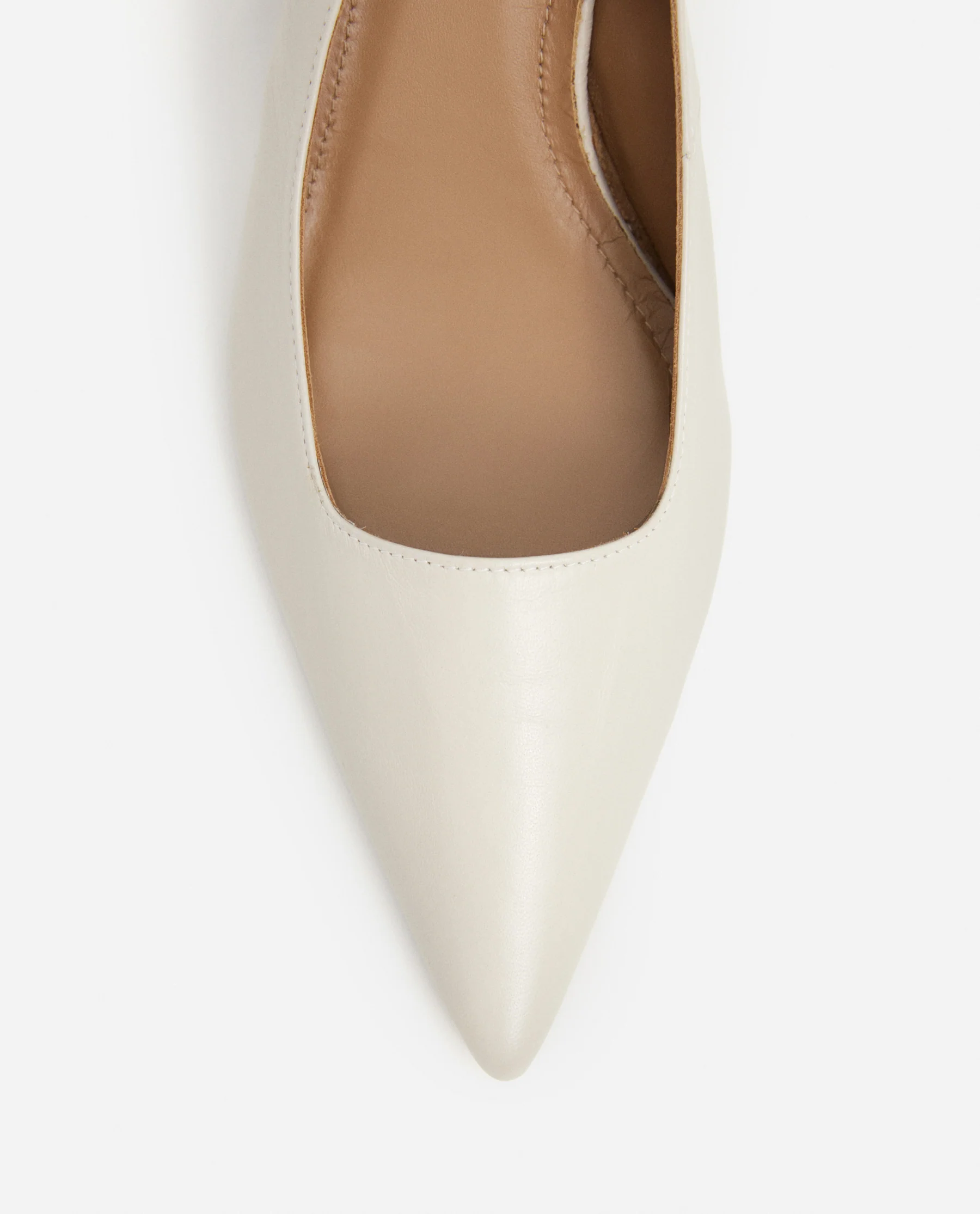 Franchesca Bow Leather Creme - Image 7