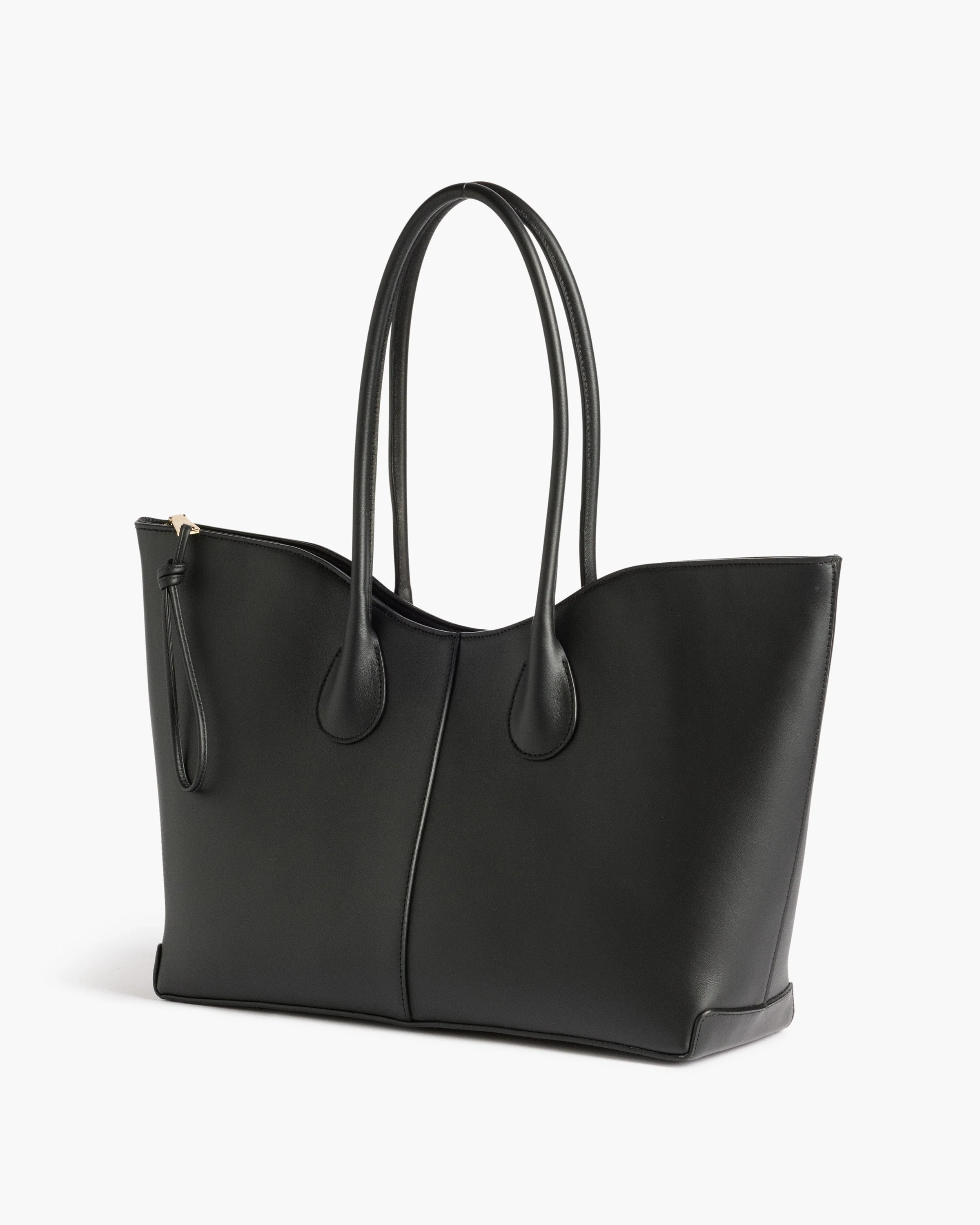 Gaia Tote Bag Leather Black - Image 3