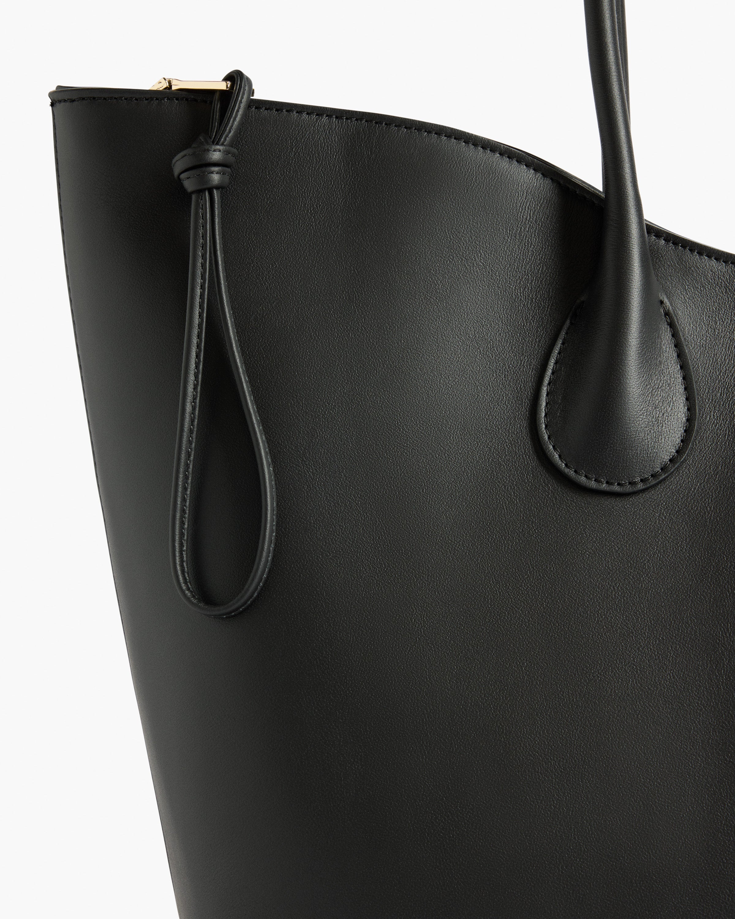 Gaia Tote Bag Leather Black - Image 4