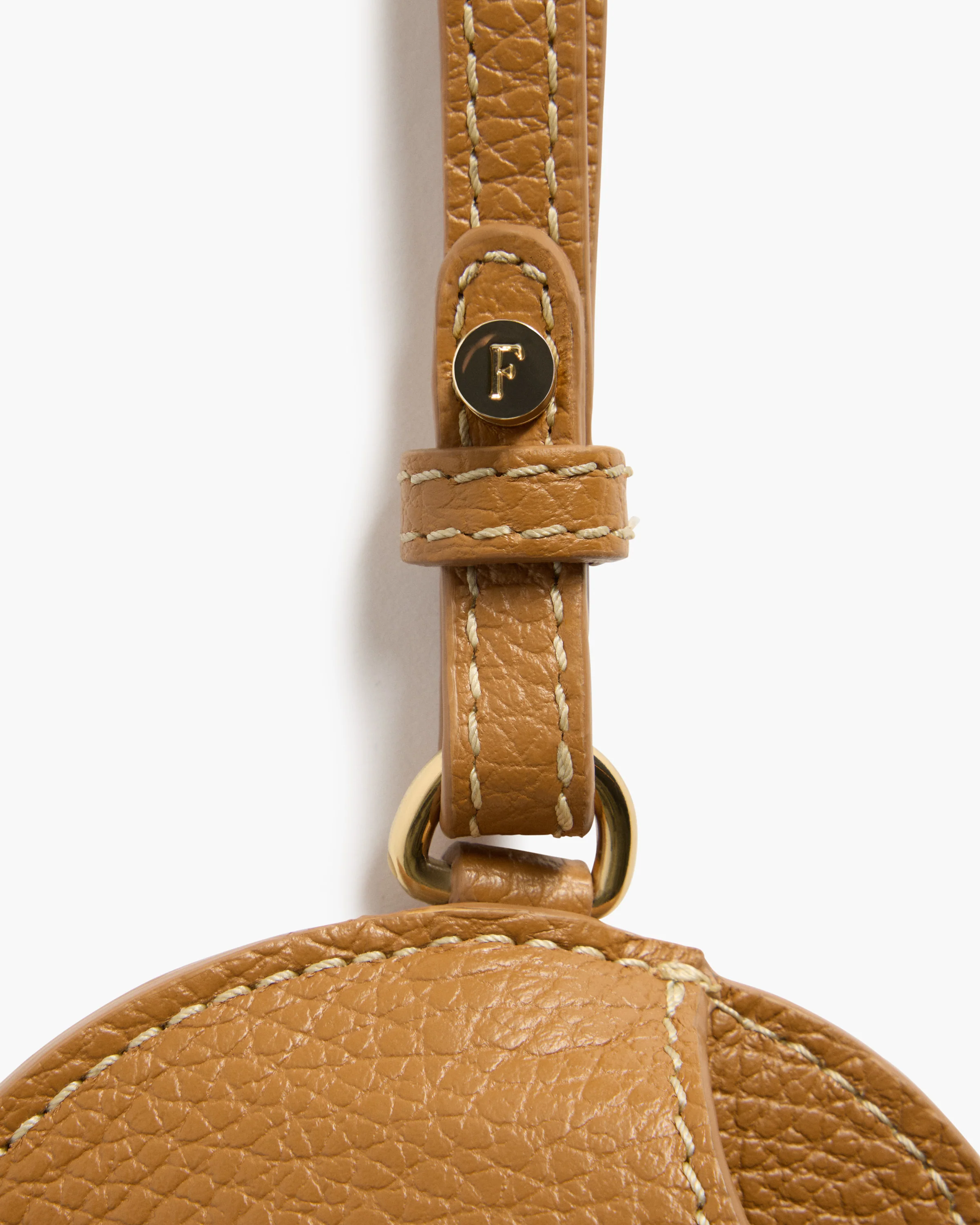 Gemma Sunglasses Case Grained Leather Cognac - Image 3