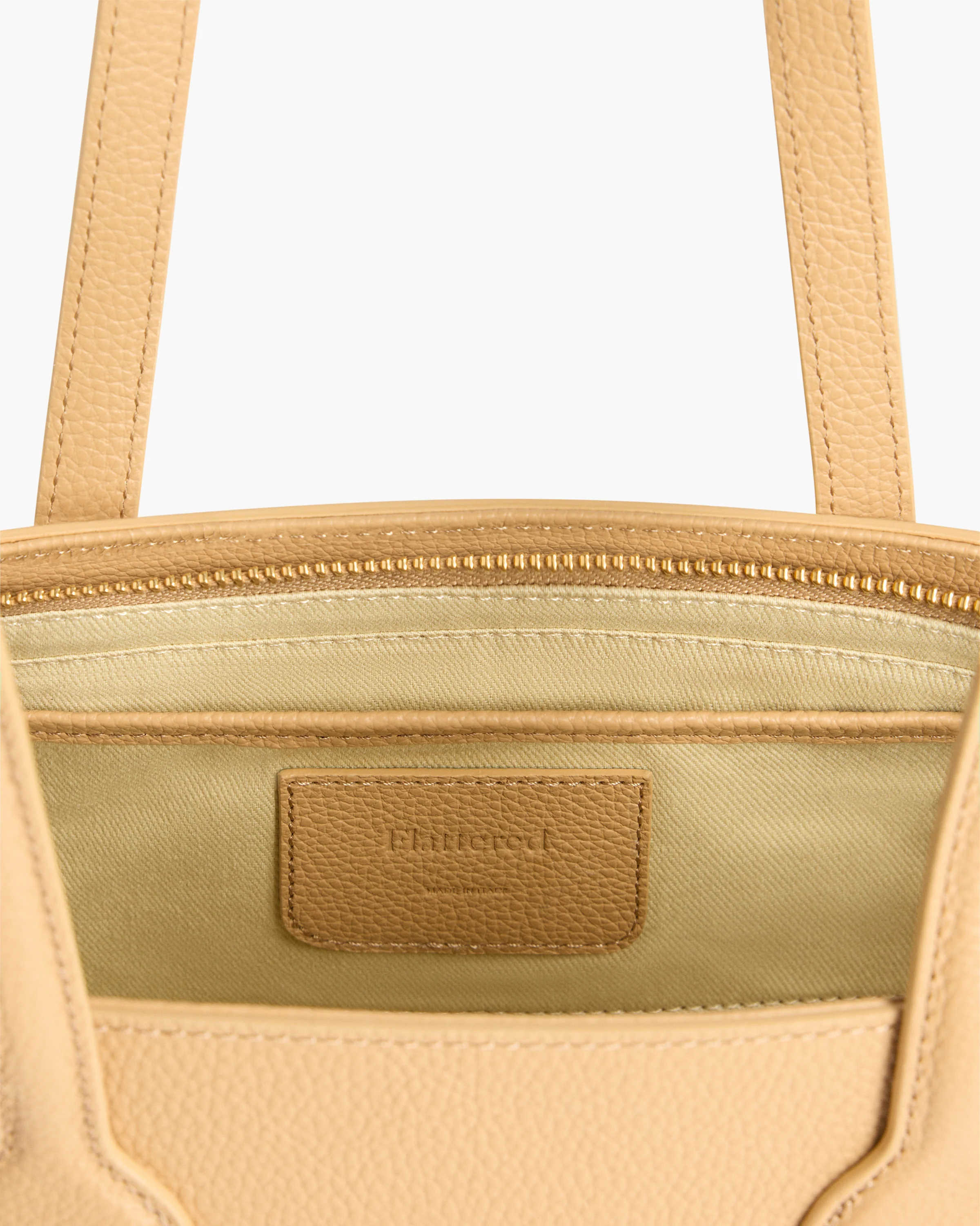 Greta Shoulder bag Grained Leather Biscotti - Image 4
