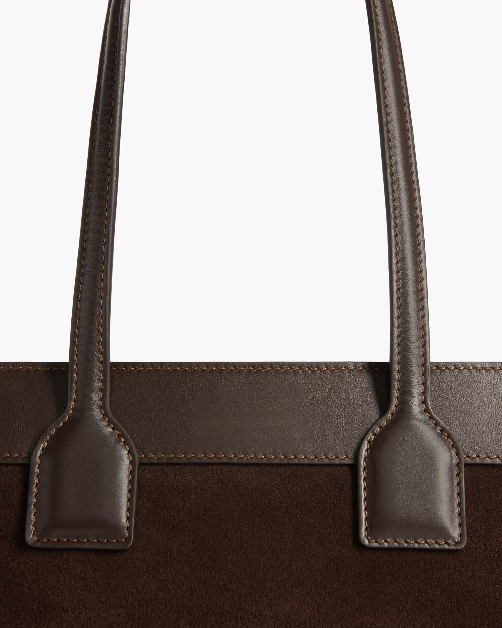 Greta Shoulder bag Suede Chocolate - Image 5