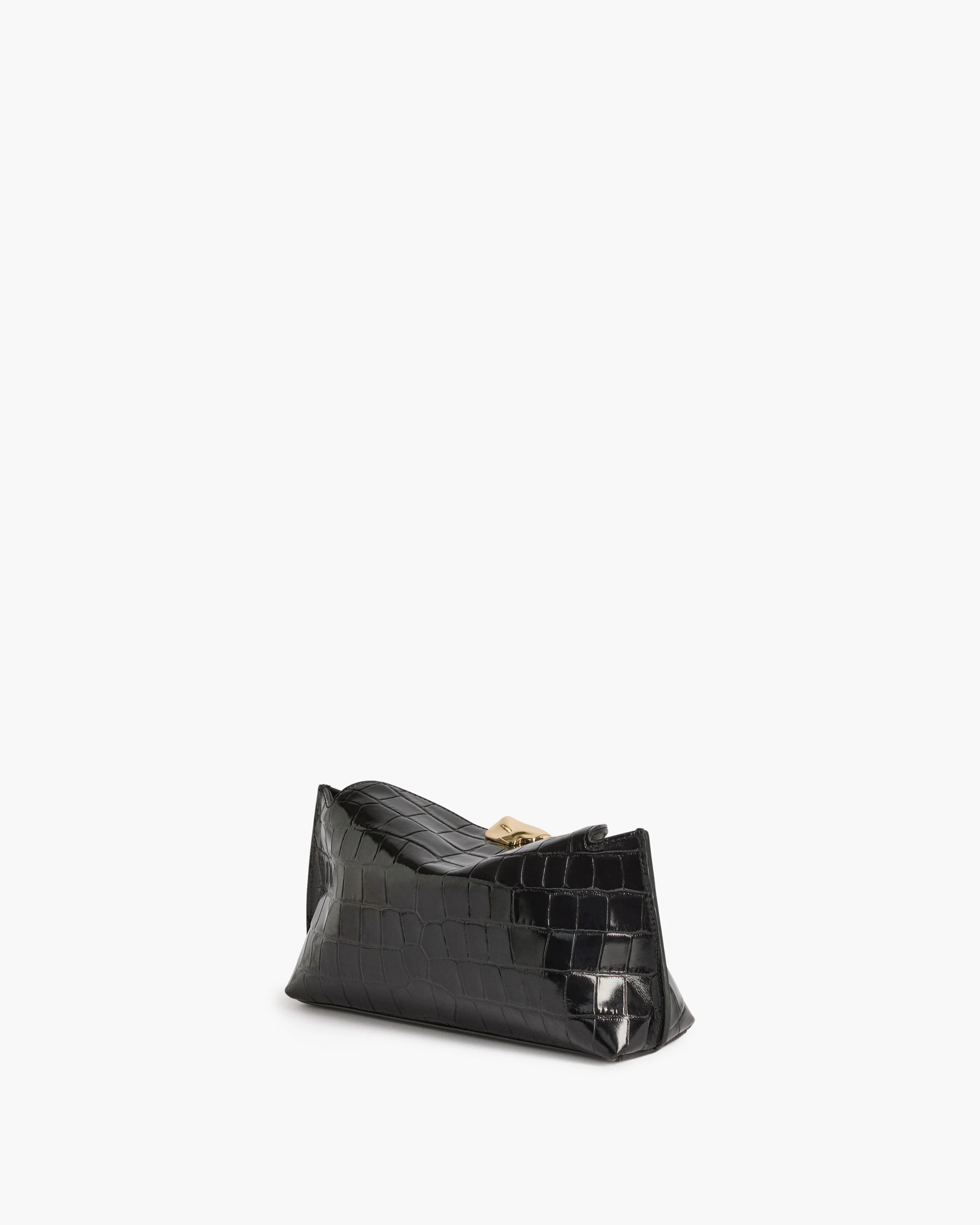 Hanna Clutch Leather Croco Black - Image 4