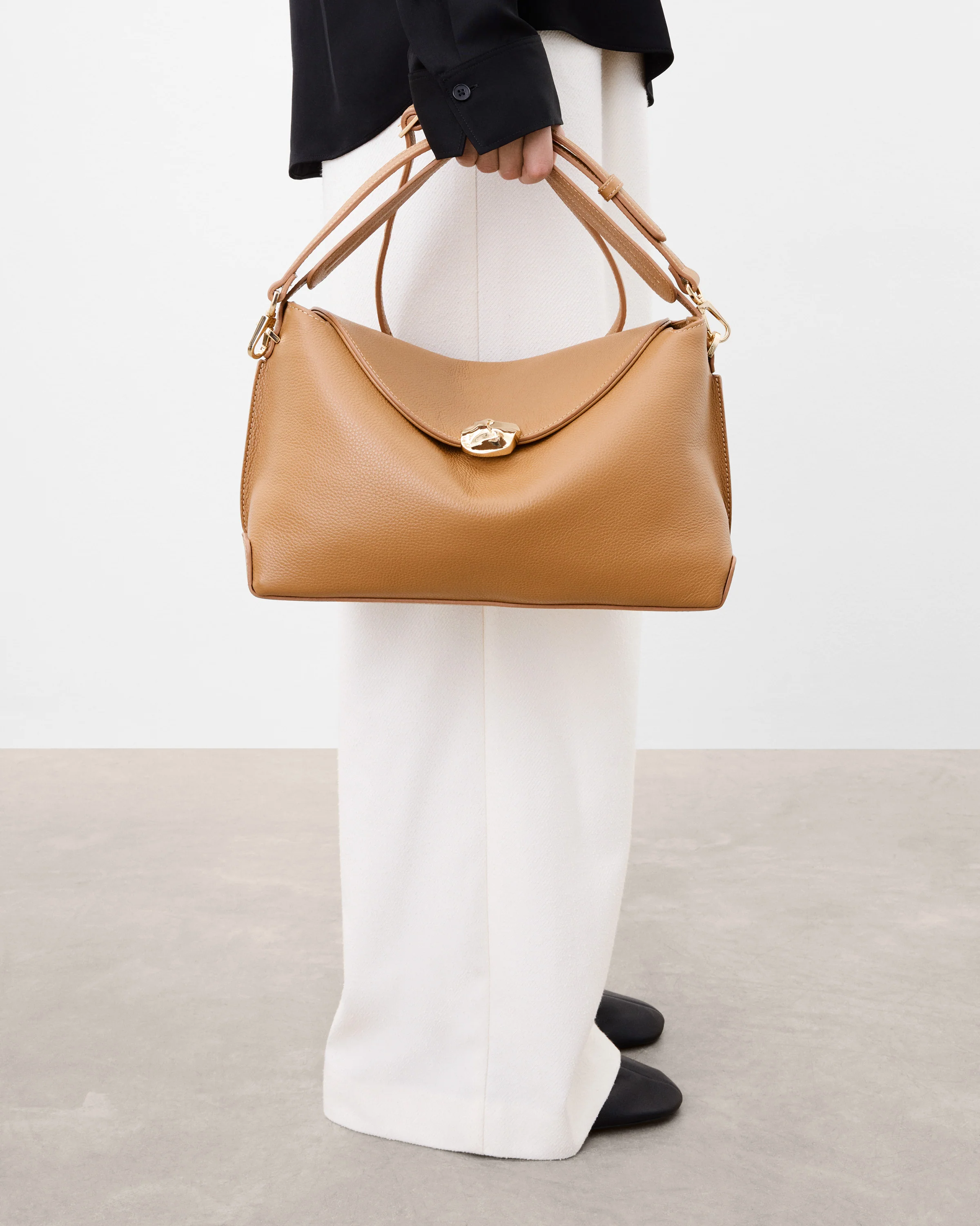 Hanna Grande Bag Grained Leather Cognac - Image 2