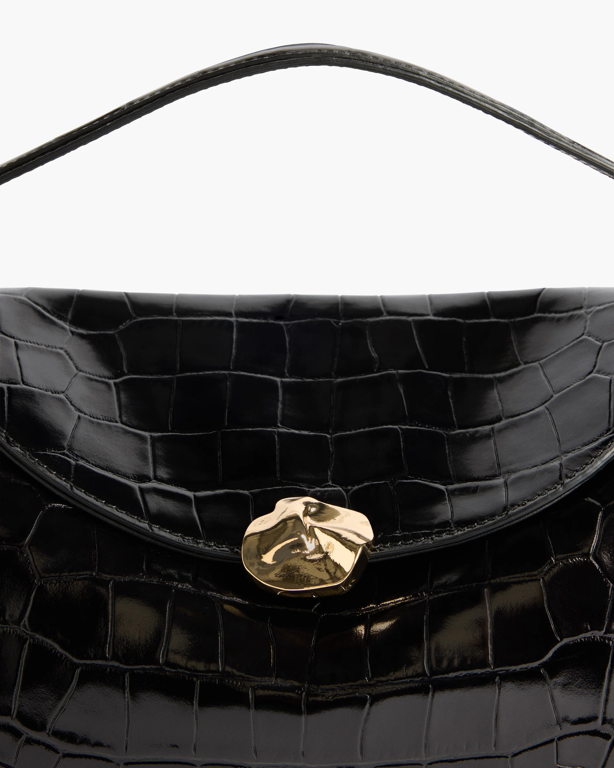 Hanna Grande Bag Leather Croco Black - Image 3