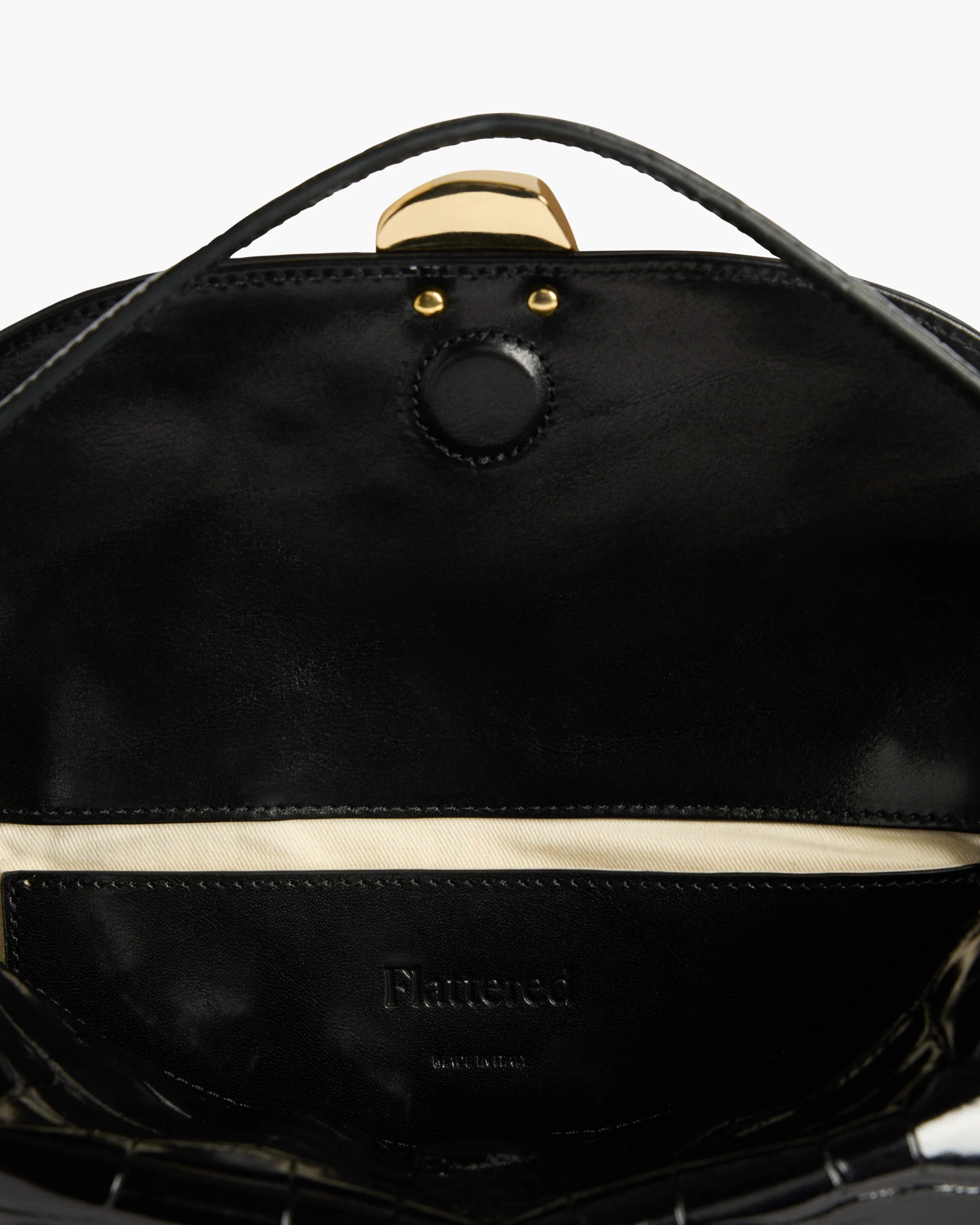 Hanna Grande Bag Leather Croco Black - Image 4
