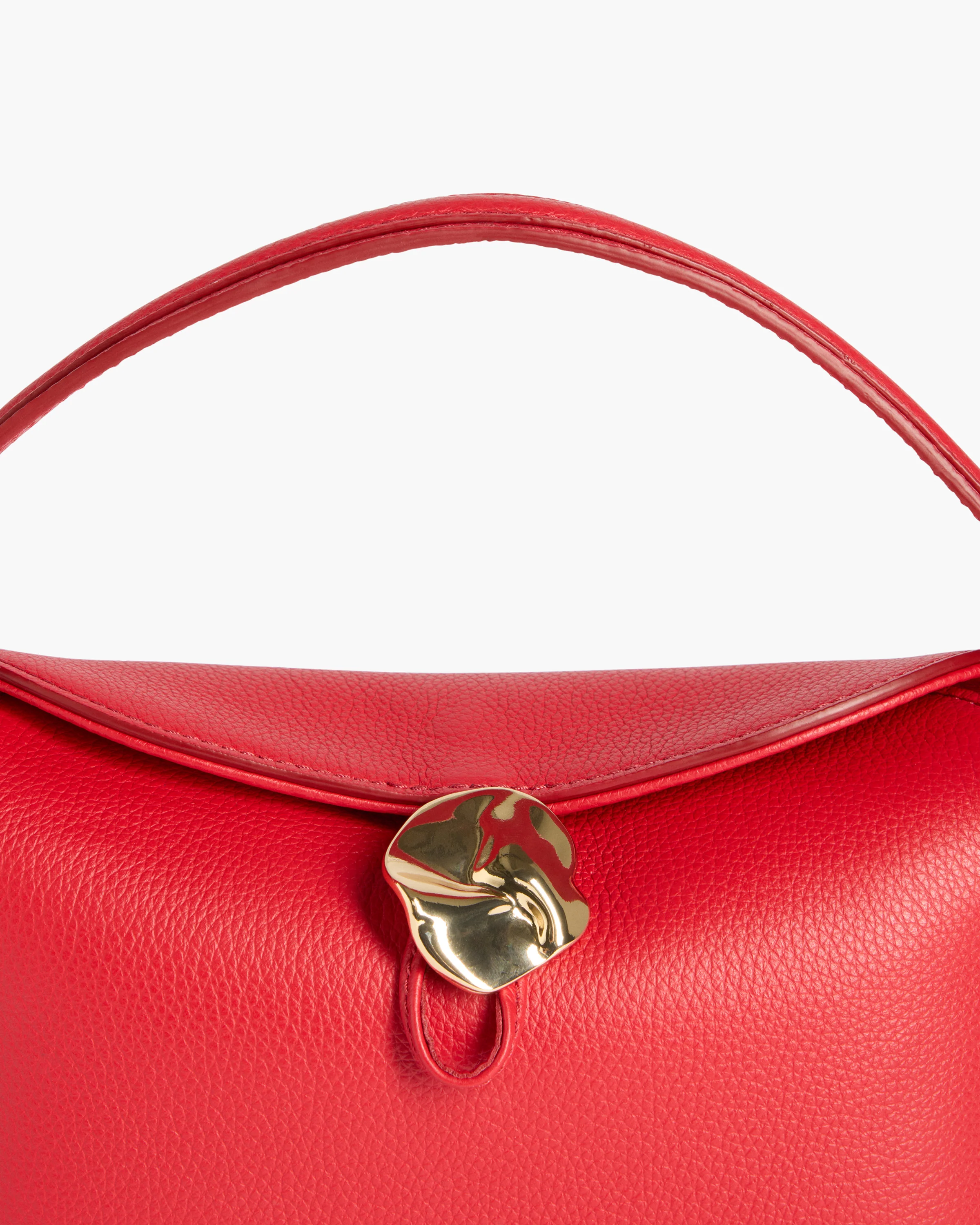 Hanna Mini Bag Grained Leather Cherry - Image 3