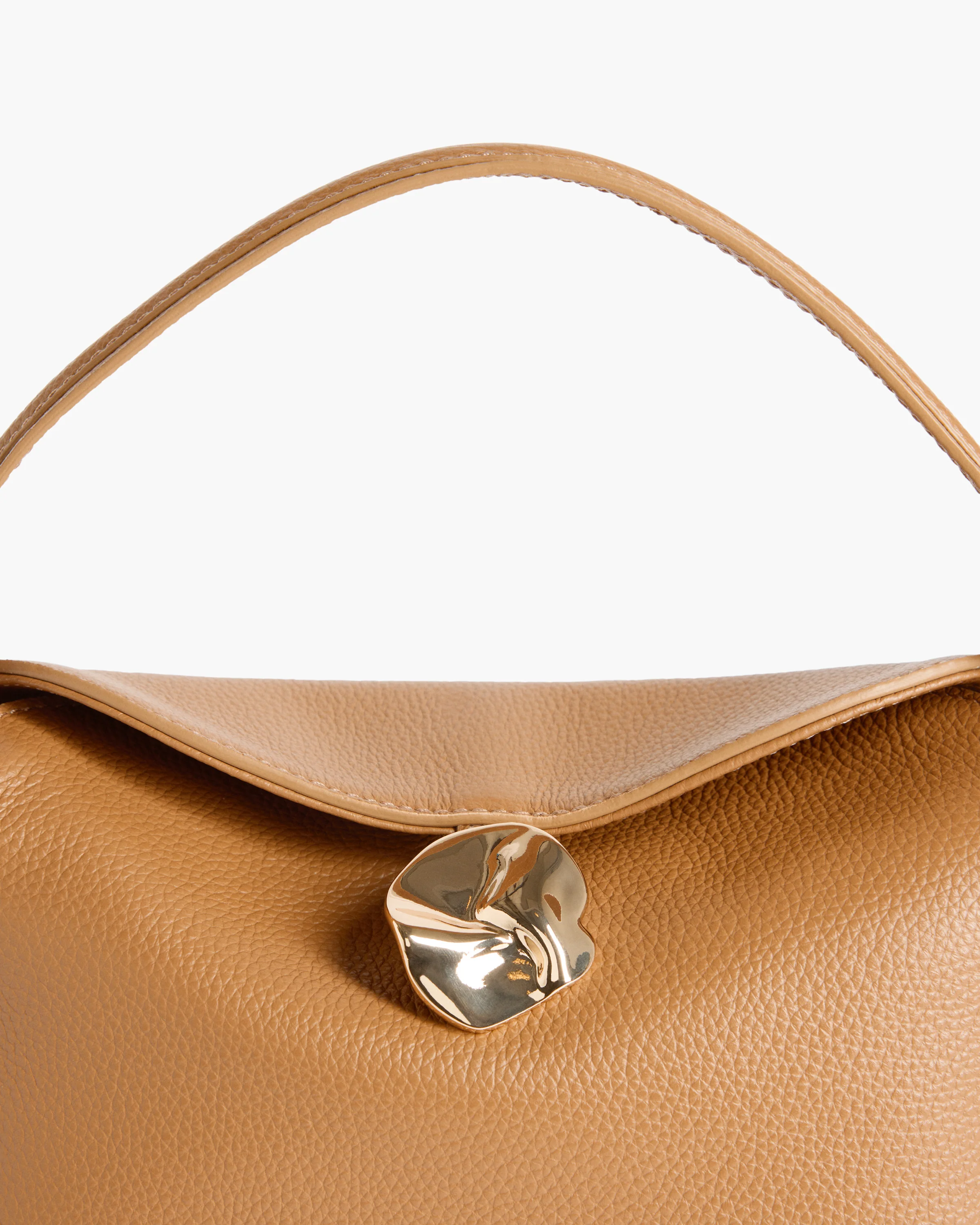 Hanna Mini Bag Grained Leather Cognac - Image 4