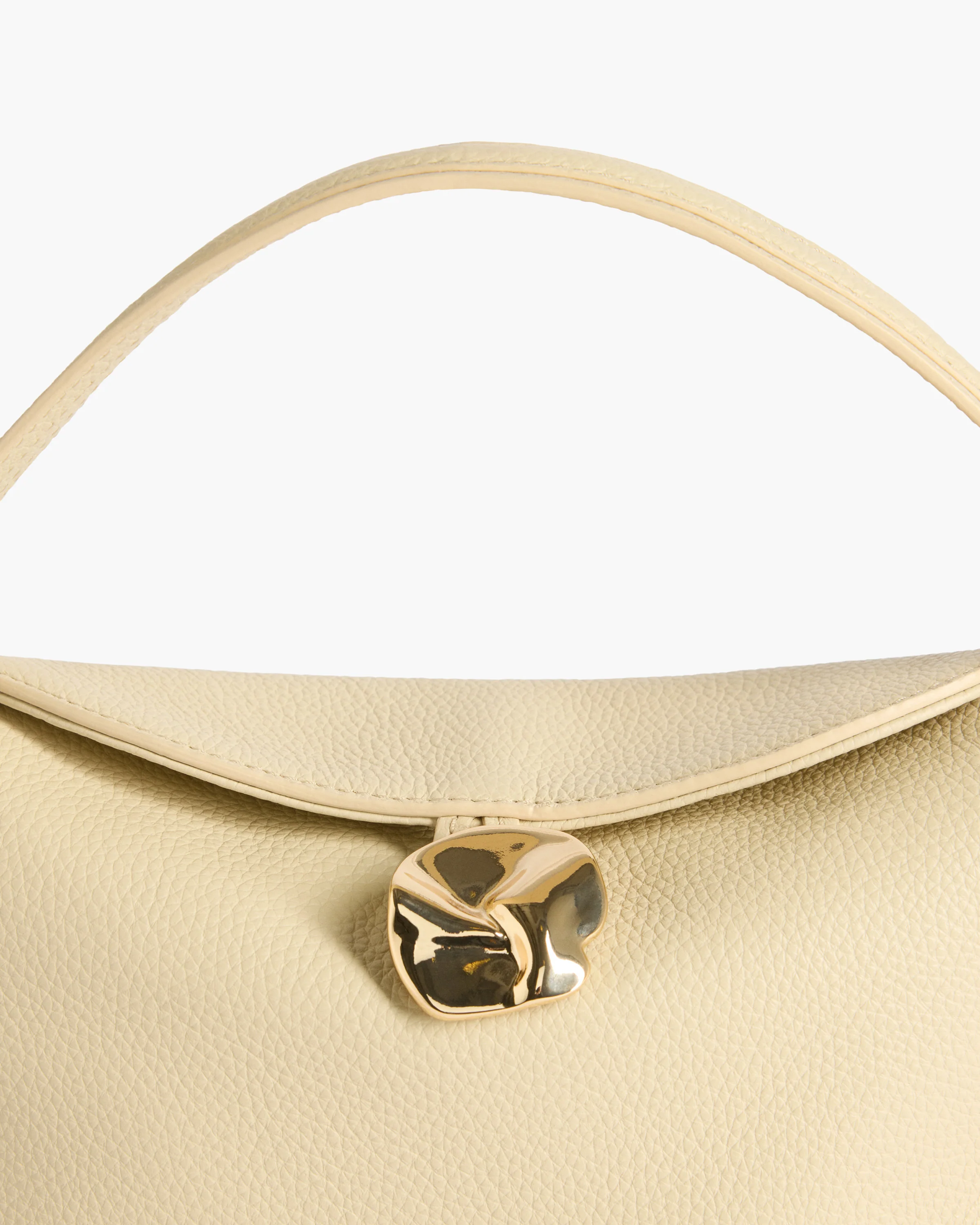 Hanna Mini Bag Grained Leather Creme - Image 3