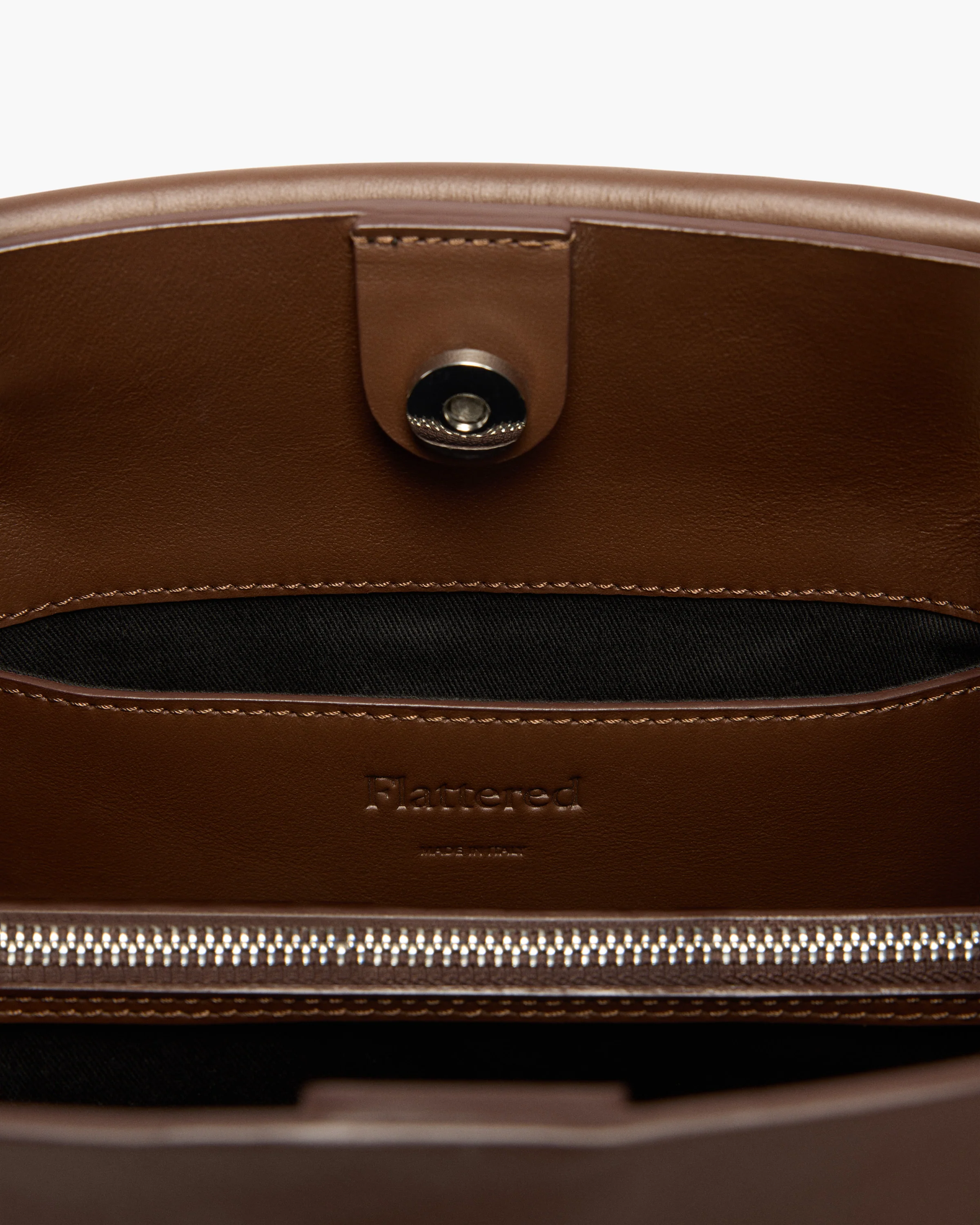 Hedda Grande Handbag Leather Chocolate - Image 5
