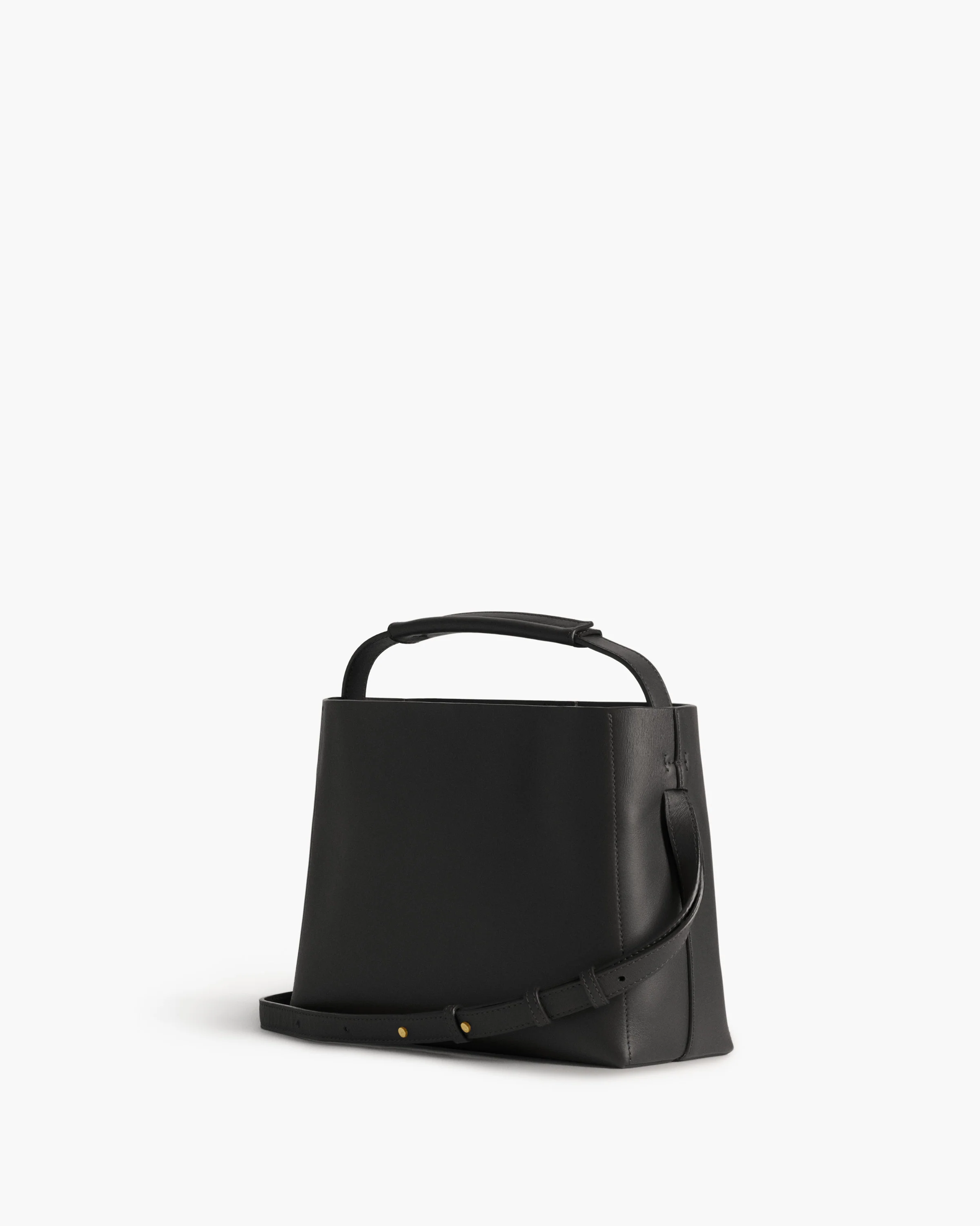 Hedda Midi Handbag Leather Black - Image 4