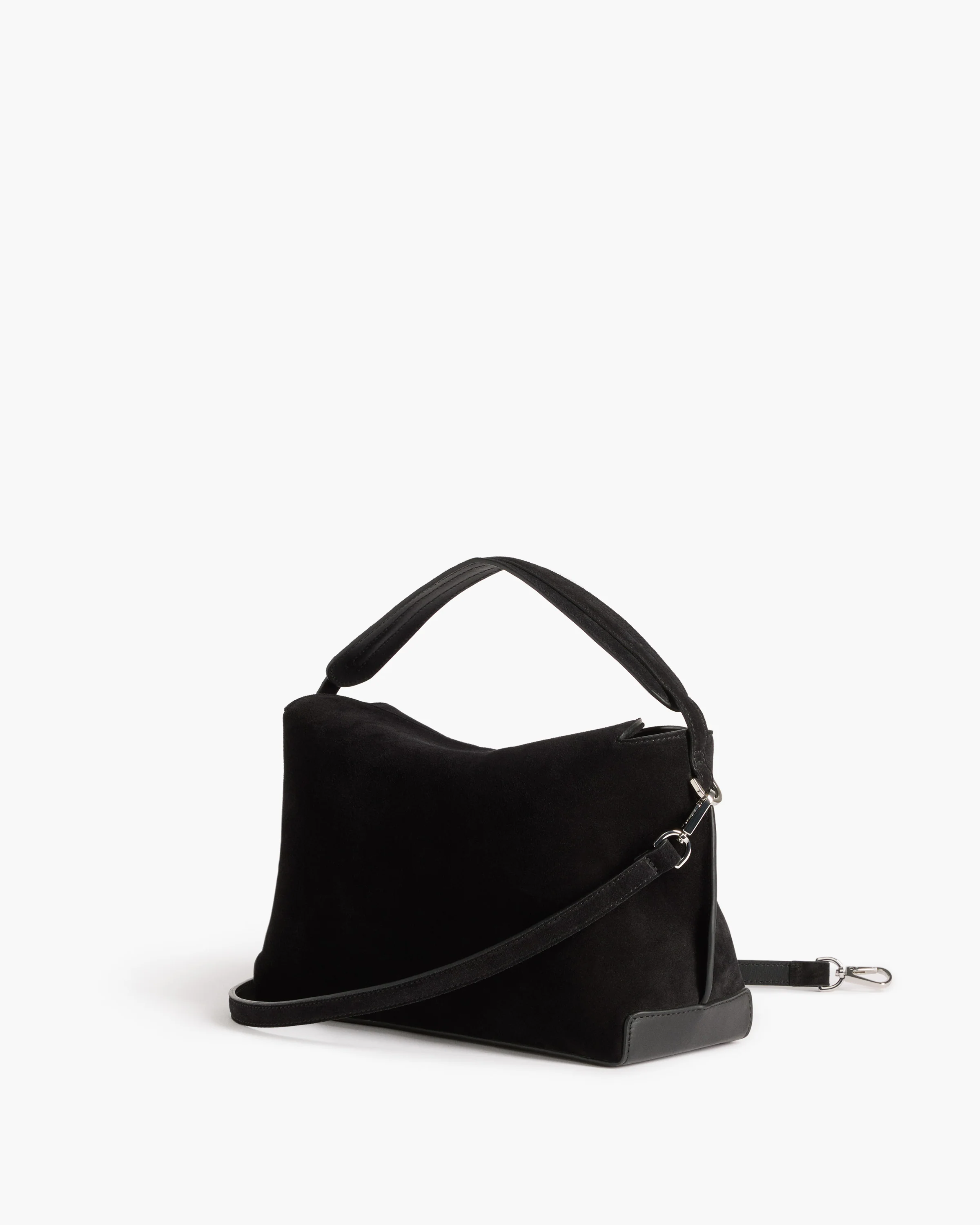 Helia Handbag Suede Black - Image 4