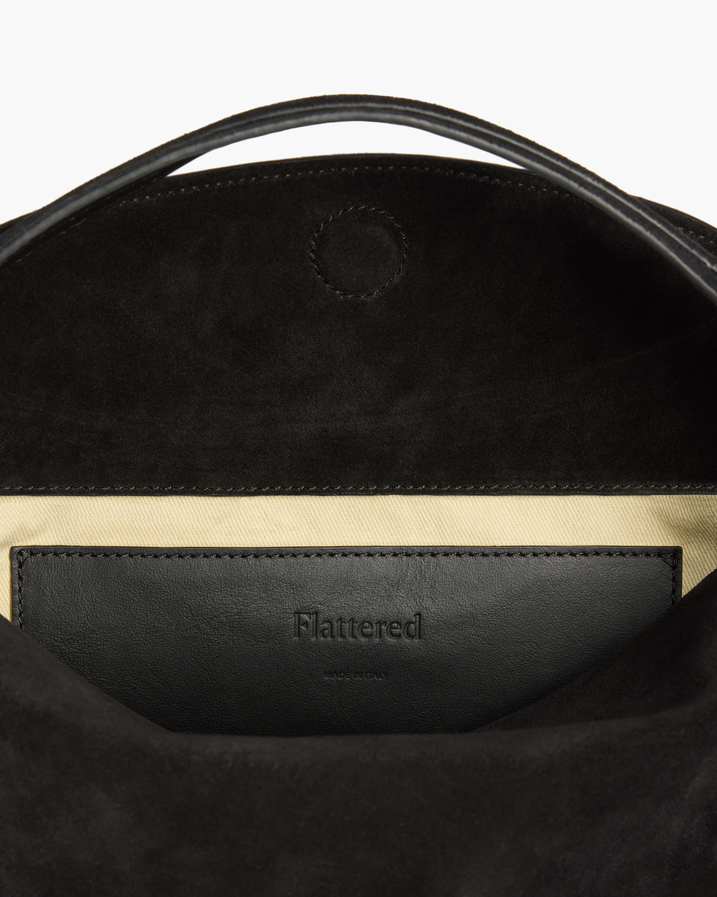 Helia Handbag Suede Black - Image 6