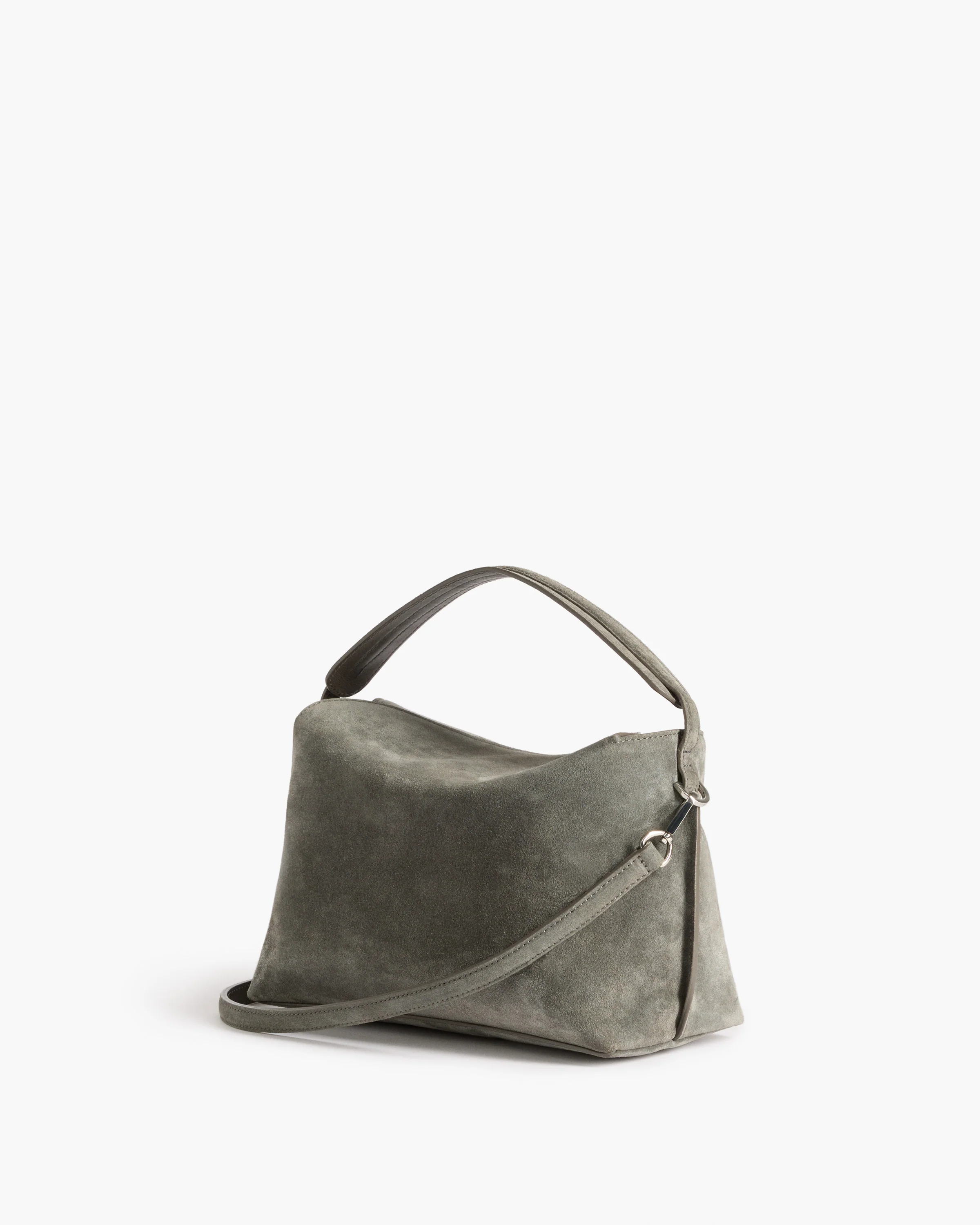 Hera Handbag Suede Grey - Image 4