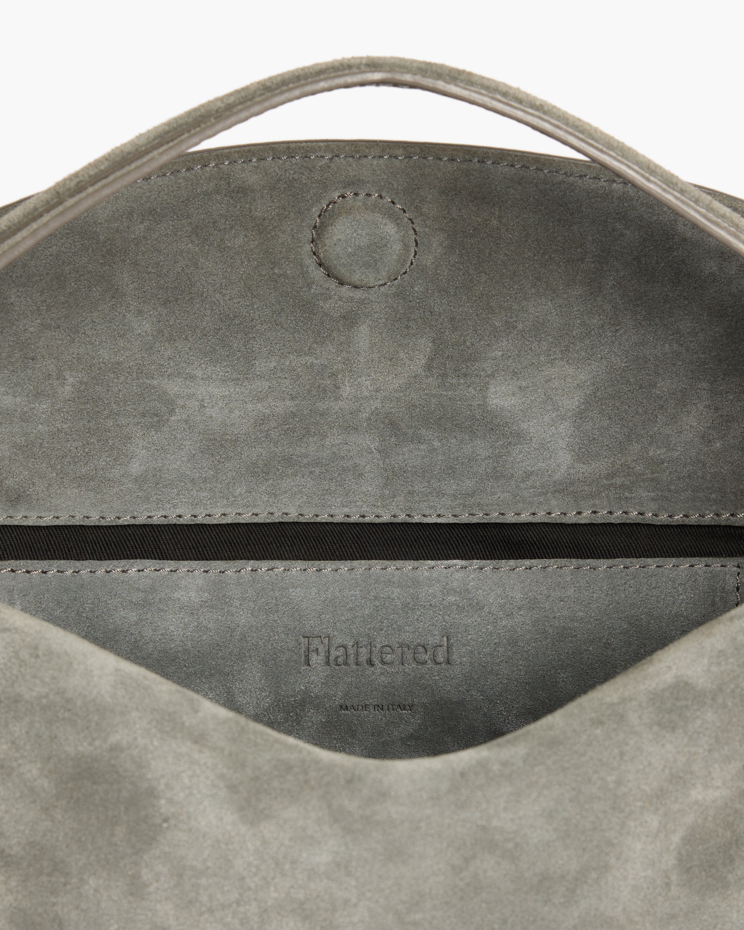 Hera Handbag Suede Grey - Image 5