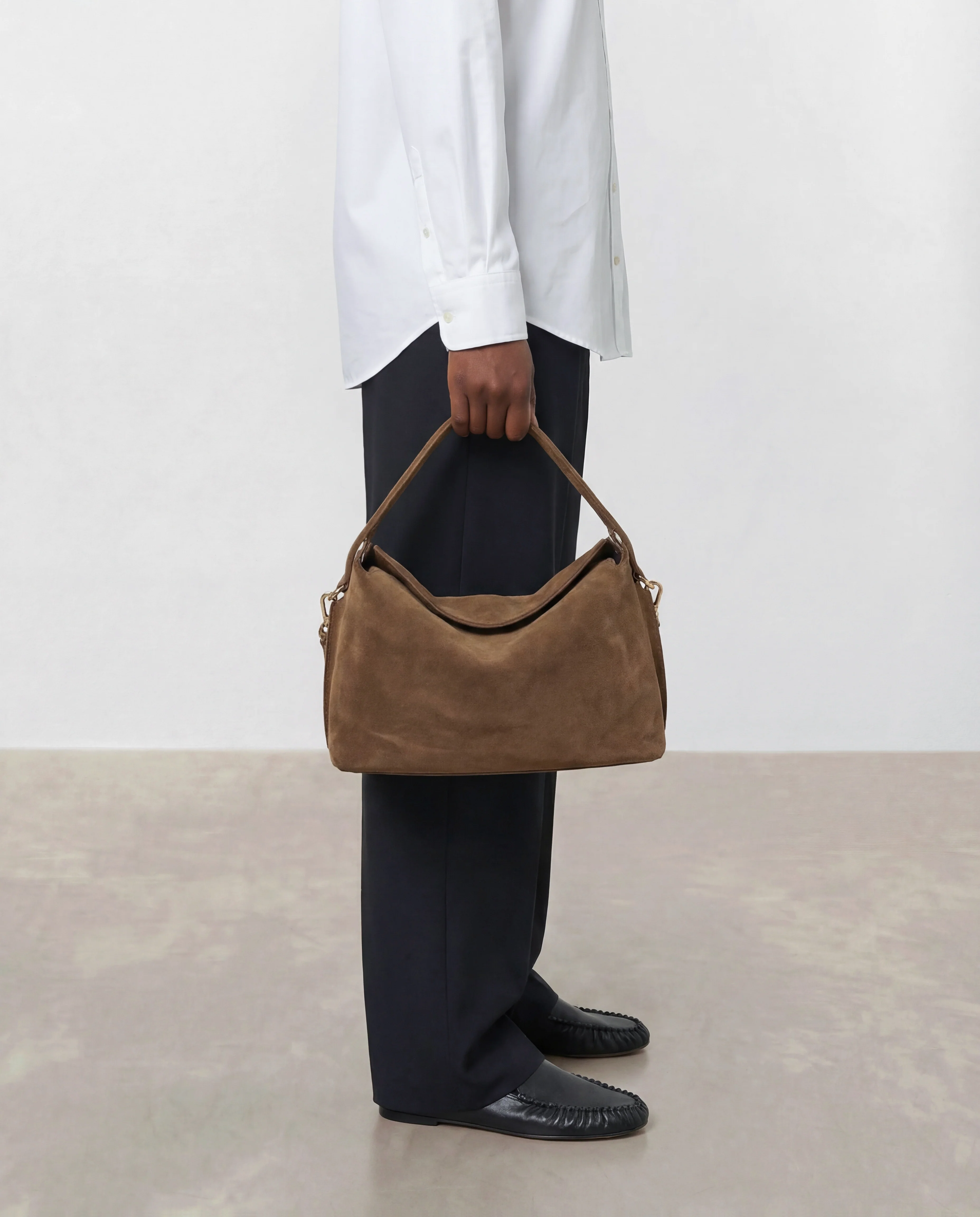Hera Handbag Suede Wet Sand - Image 2