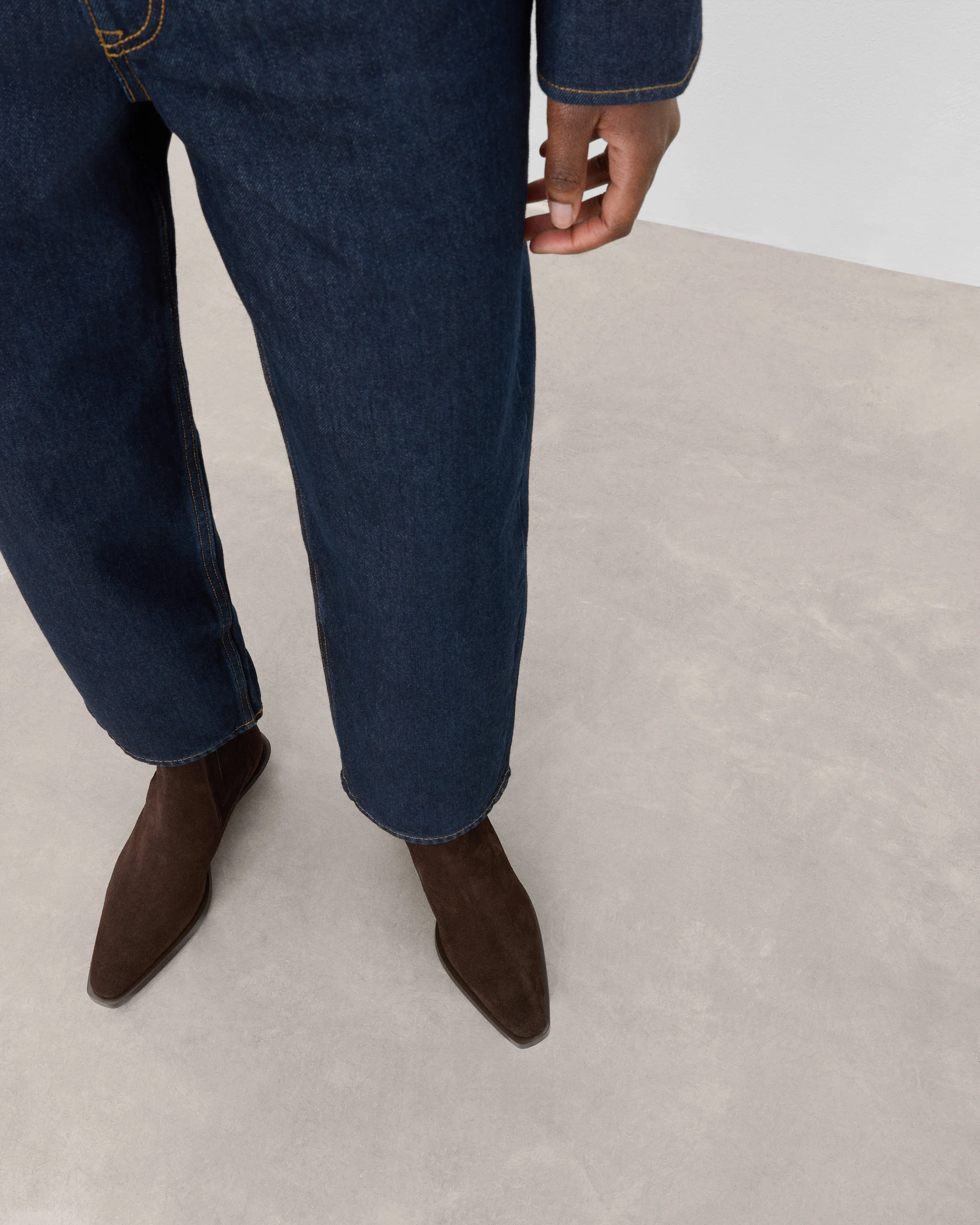 Indigo Suede Chocolate - Image 3