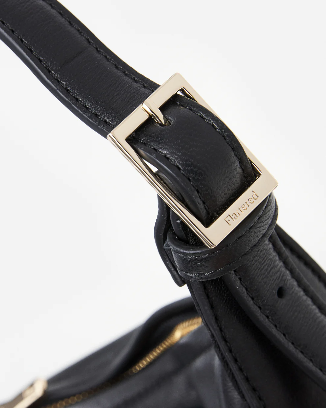 Irma Shoulder Bag Leather Black - Image 5