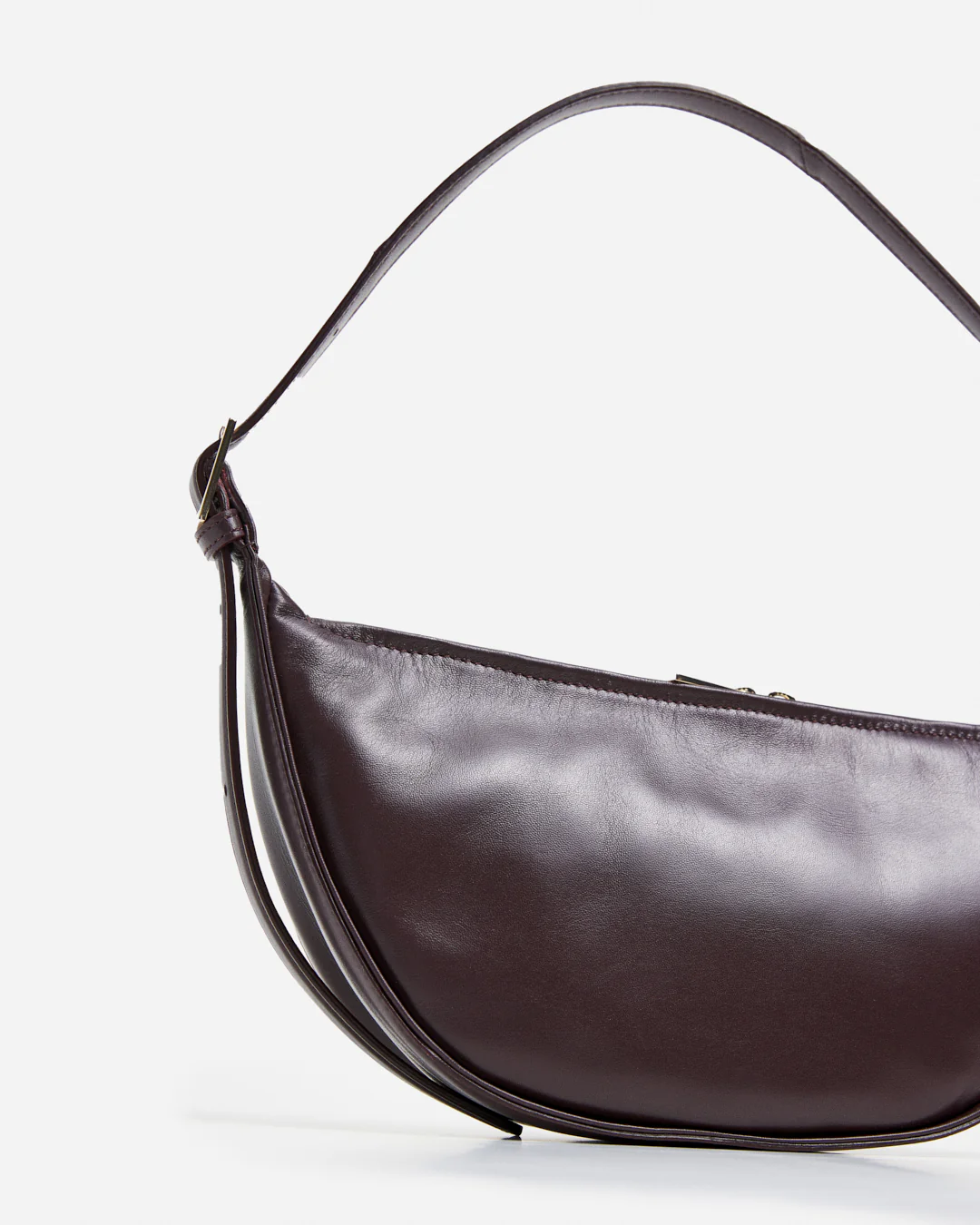 Irma Shoulder Bag Leather Burgundy - Image 4