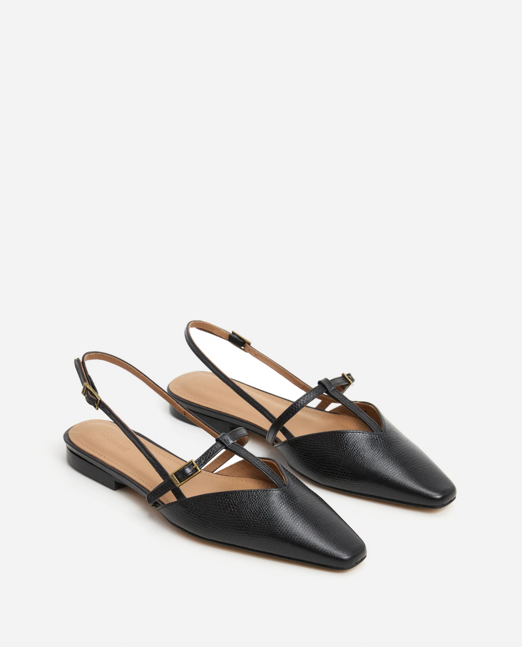 Josefin Lizzard Leather Black - Image 7