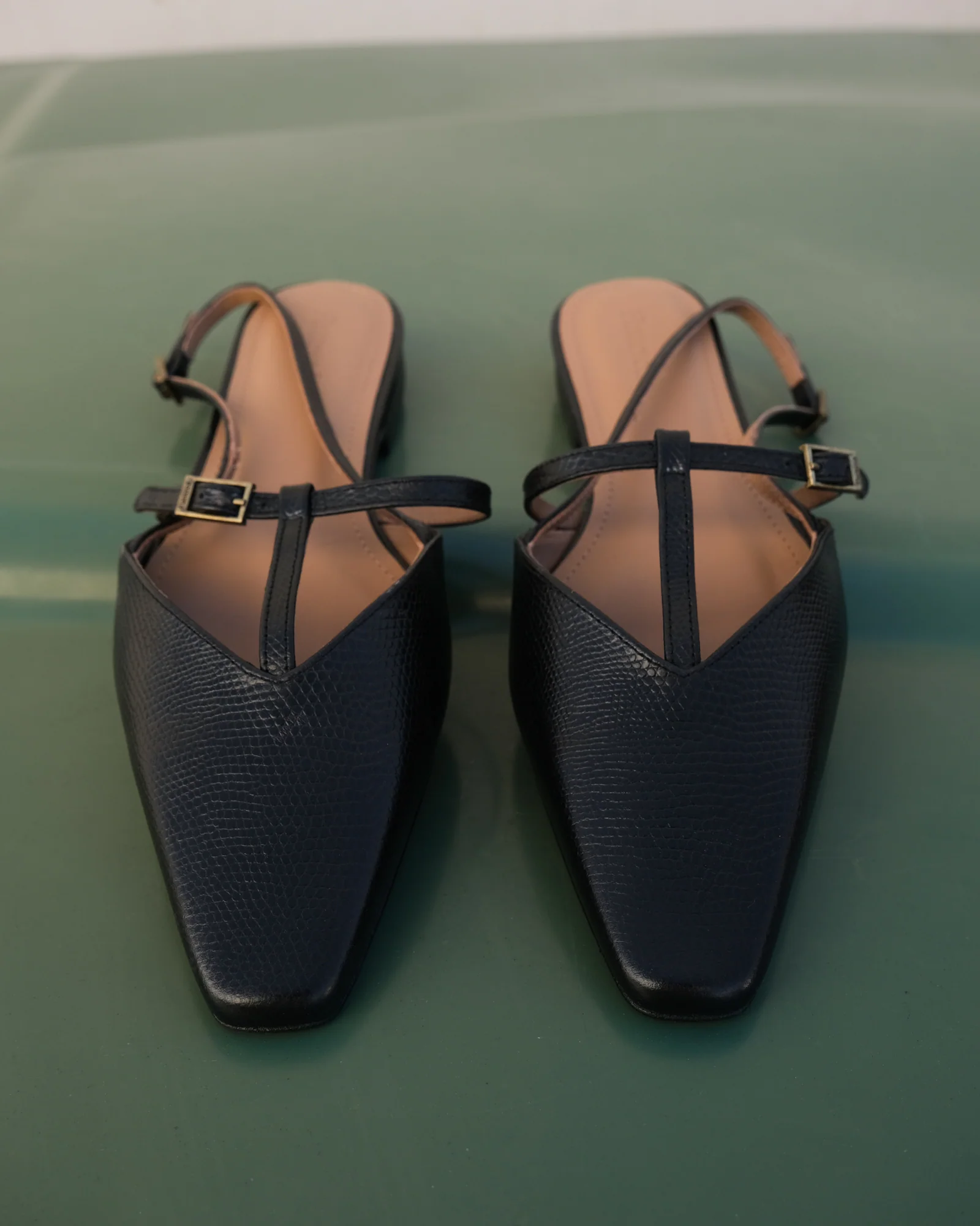 Josefin Lizzard Leather Black - Image 9