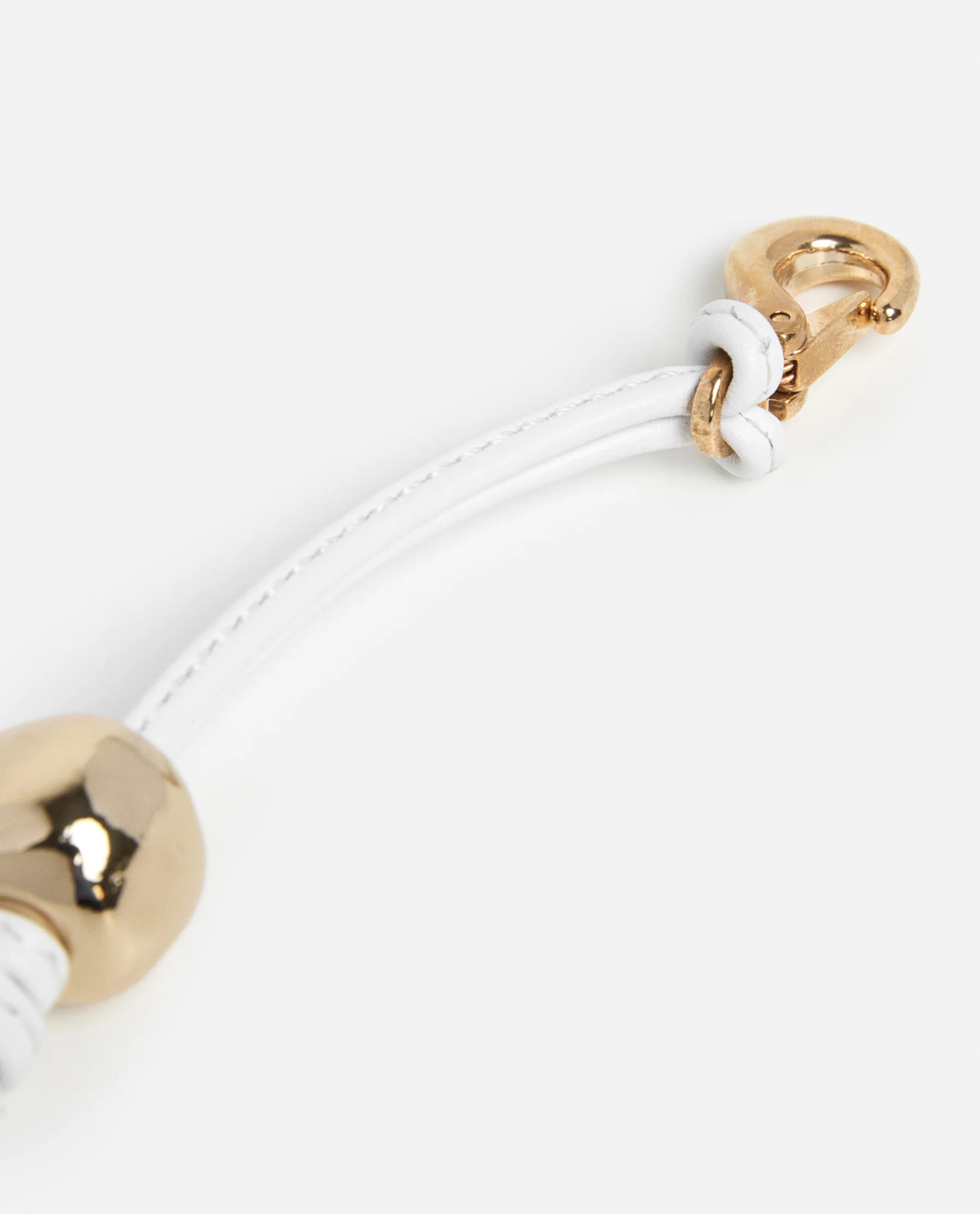 Kate Keyring Leather White - Image 3