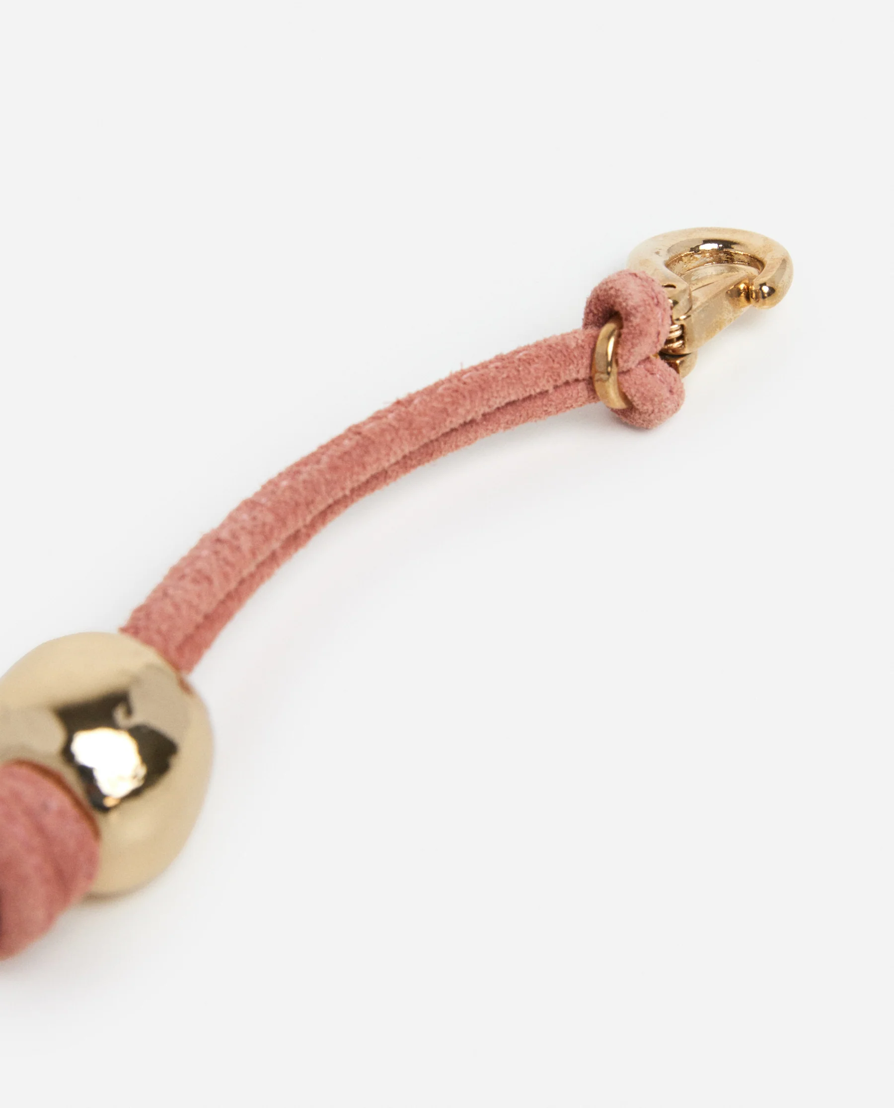 Kate Keyring Suede Blush Pink - Image 3