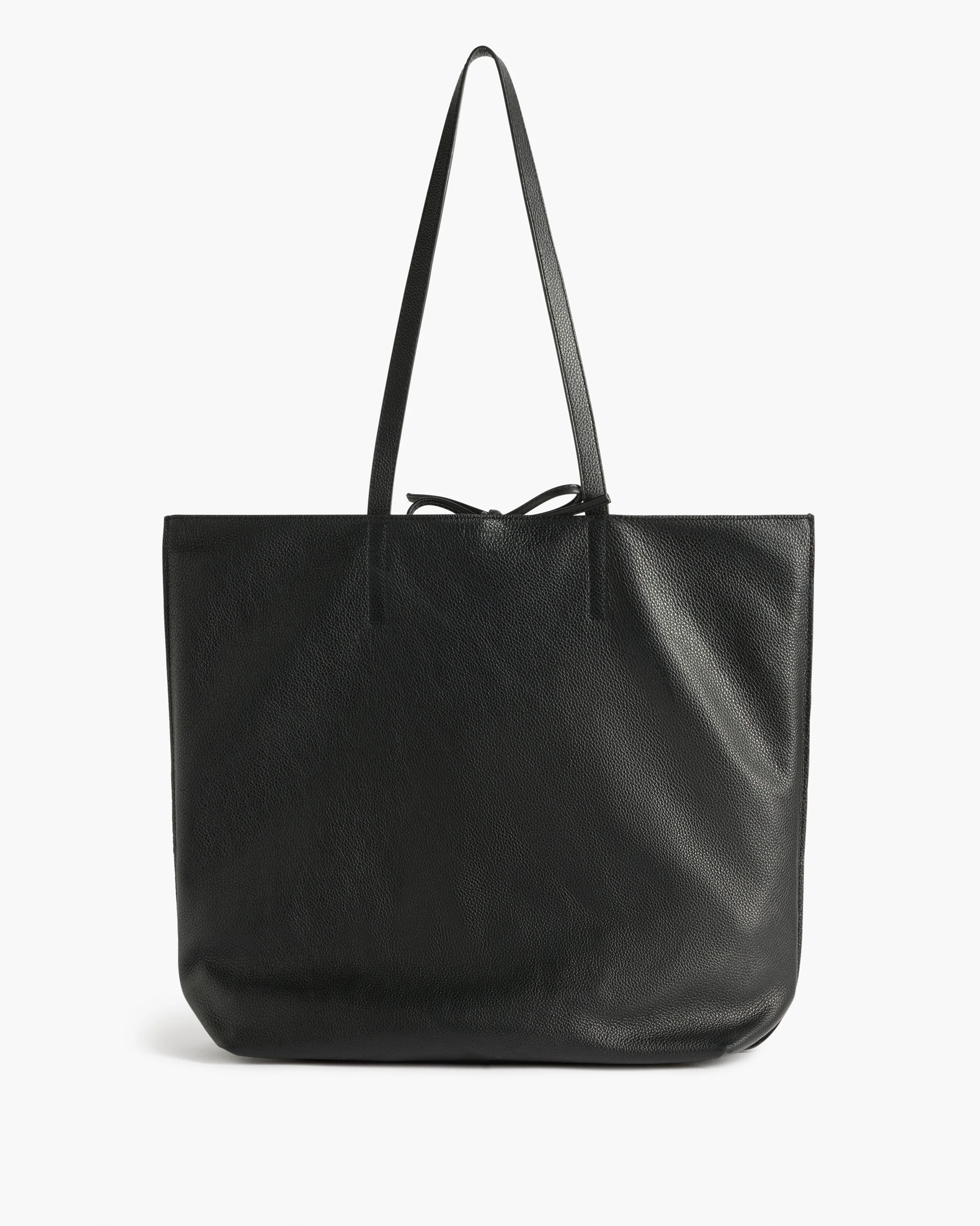 Kayla Tote Bag Grained Leather Black - Image 3