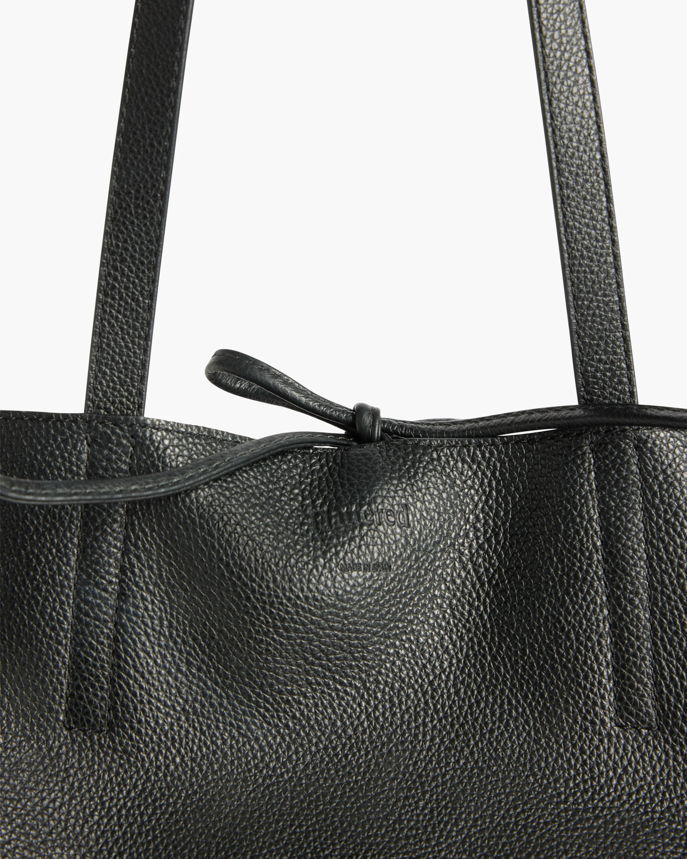 Kayla Tote Bag Grained Leather Black - Image 5